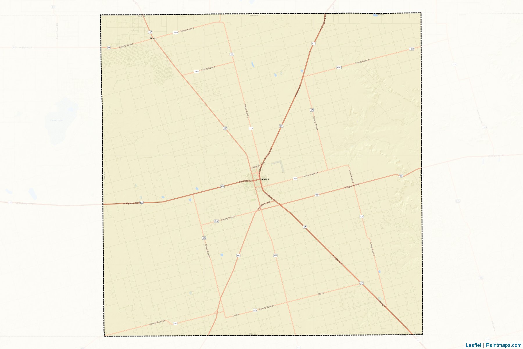 Dawson (Texas) Map Cropping Samples-2