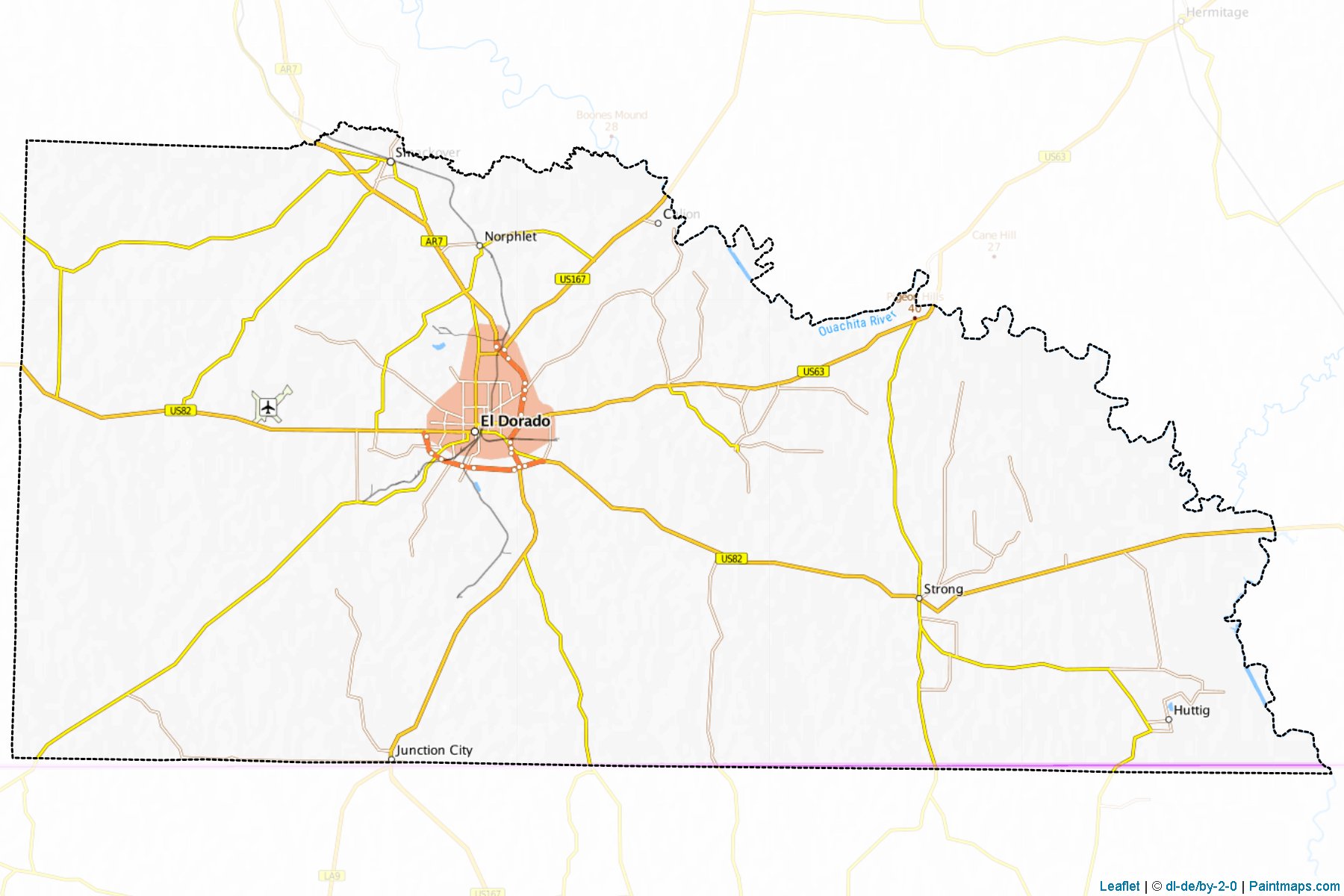 Union (Arkansas) Map Cropping Samples-1