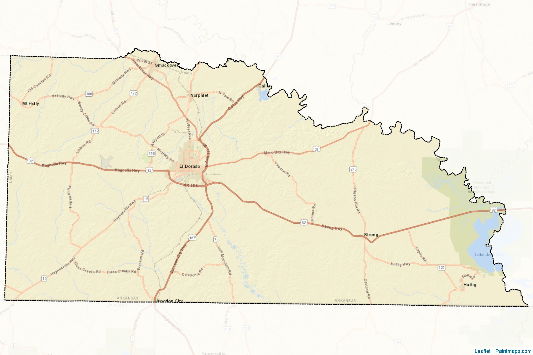 Union (Arkansas) Map Cropping Samples-2