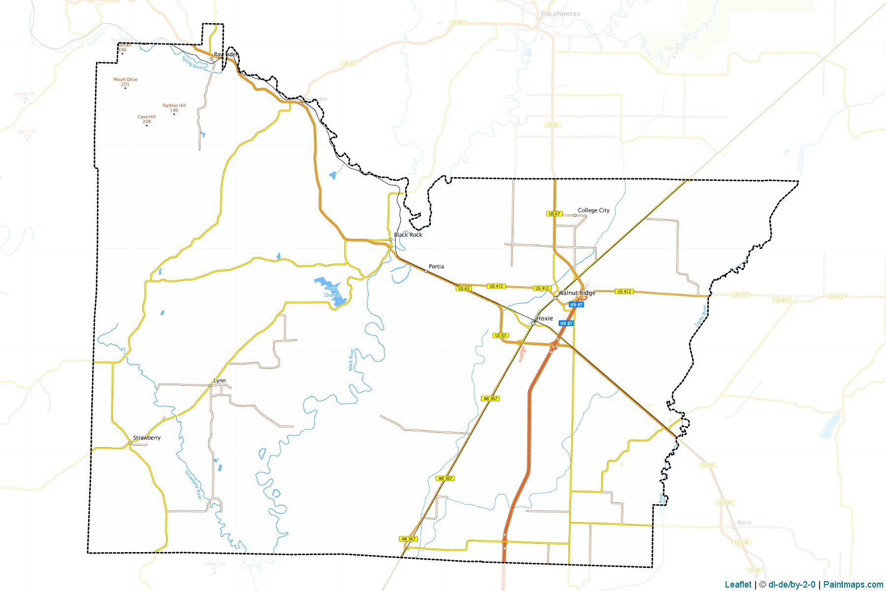 Lawrence (Arkansas) Map Cropping Samples-1