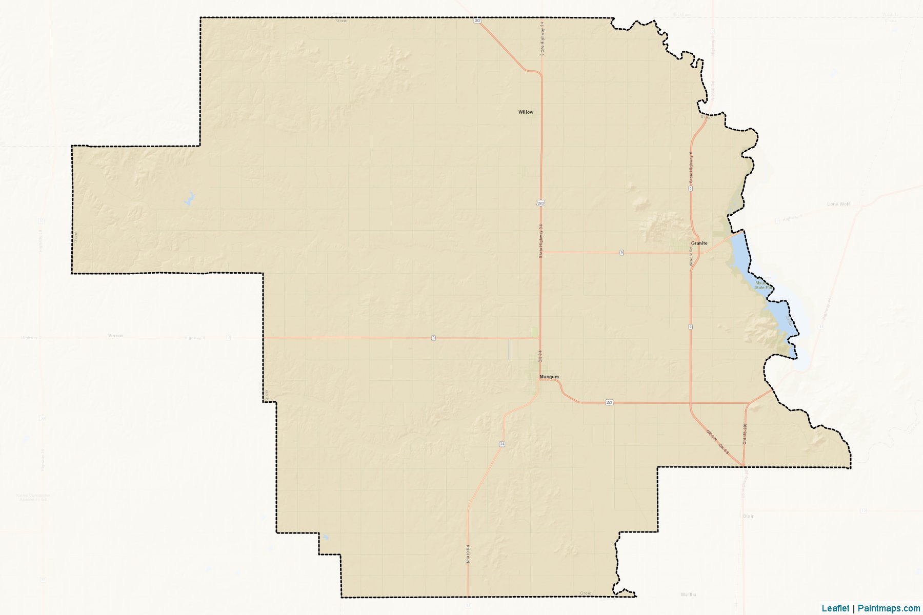 Greer (Oklahoma) Map Cropping Samples-2