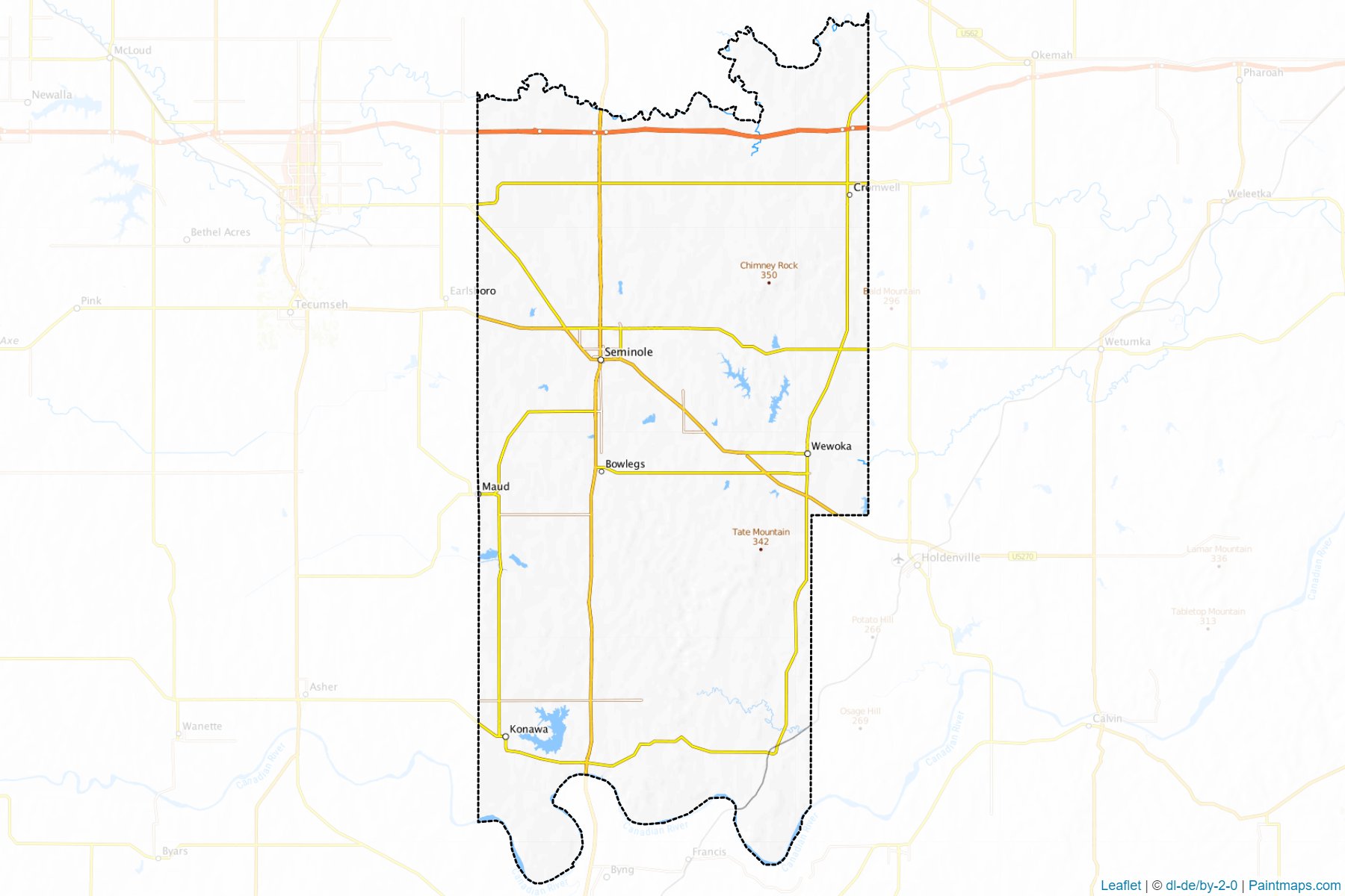 Seminole (Oklahoma) Map Cropping Samples-1