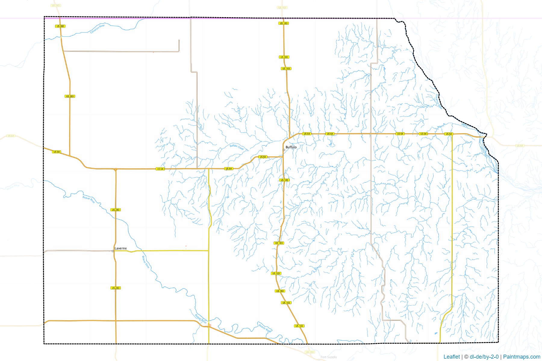 Harper (Oklahoma) Map Cropping Samples-1