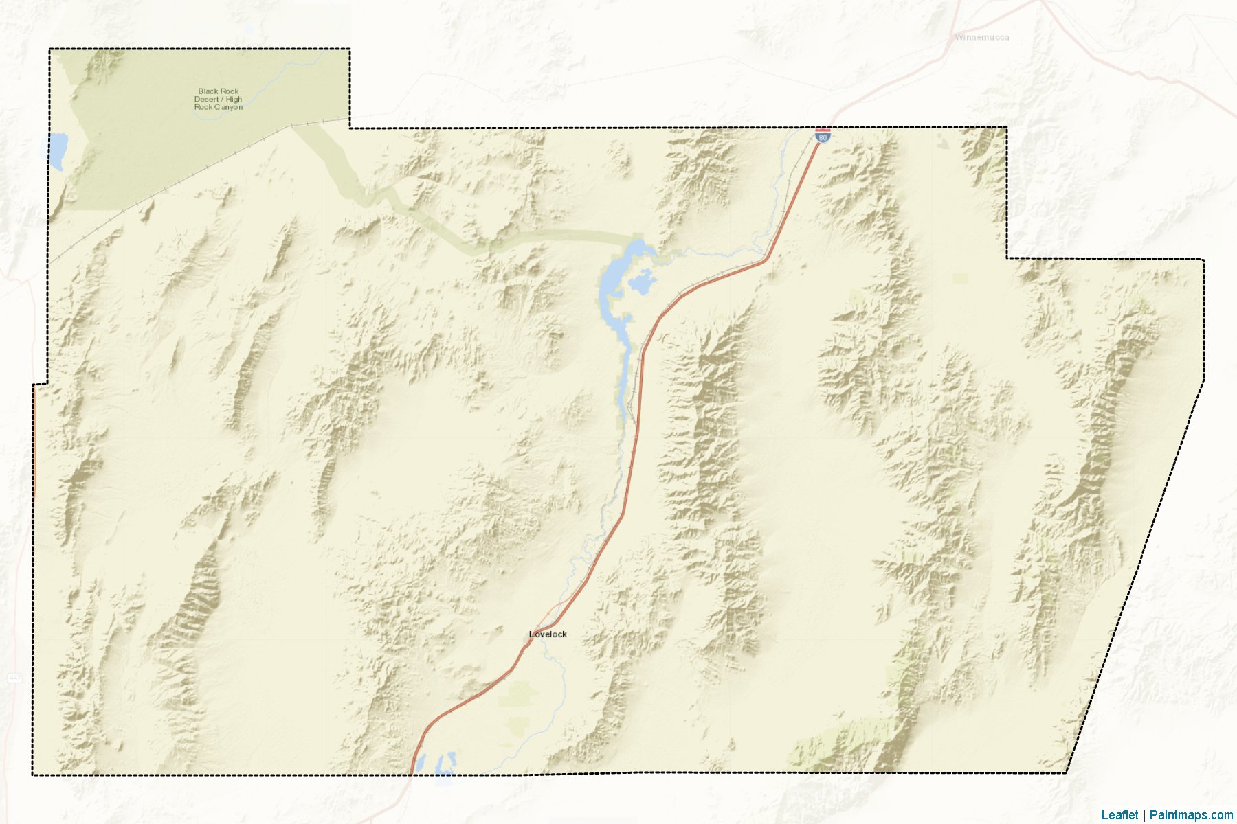 Muestras de recorte de mapas Pershing (Nevada)-2