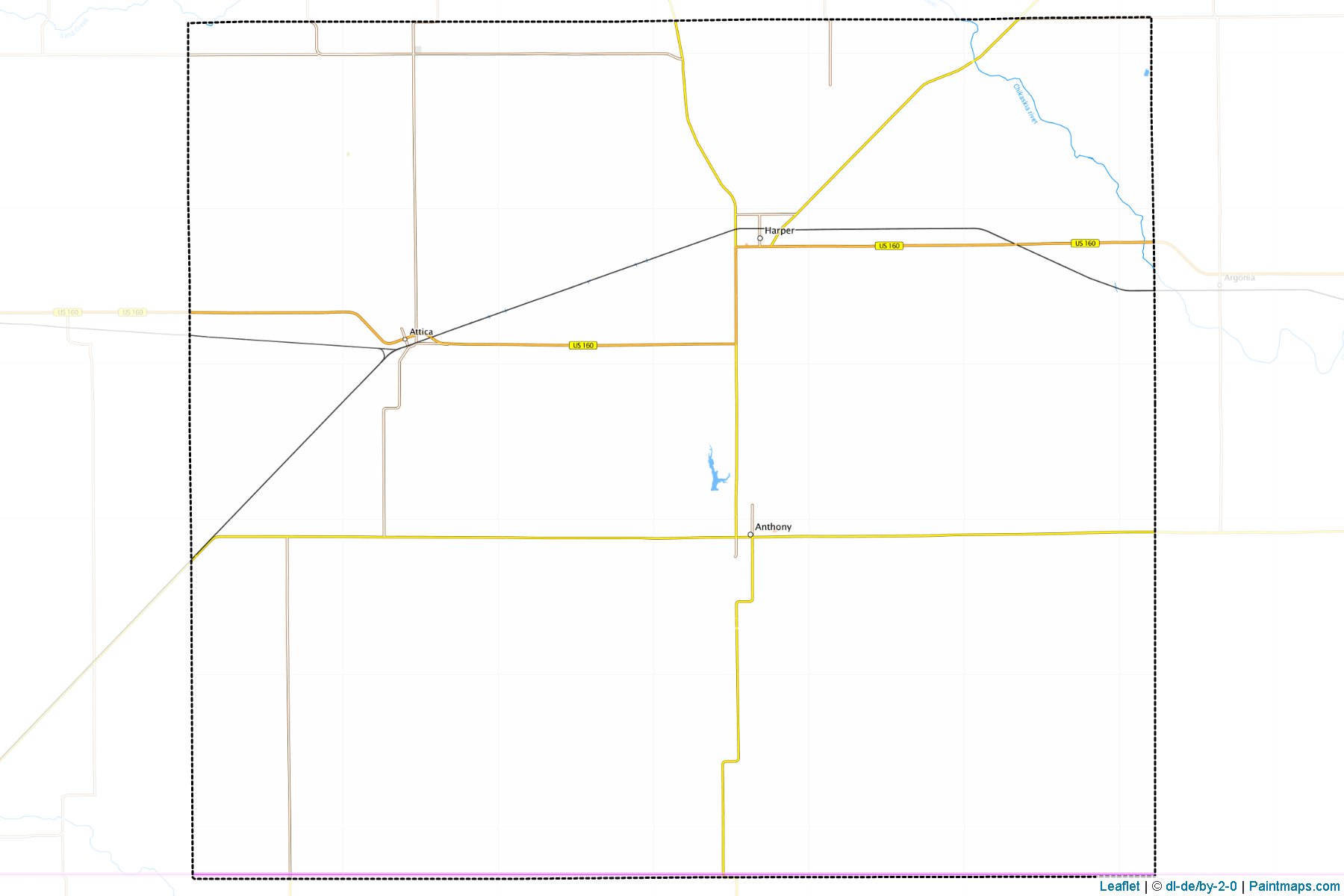 Harper (Kansas) Map Cropping Samples-1