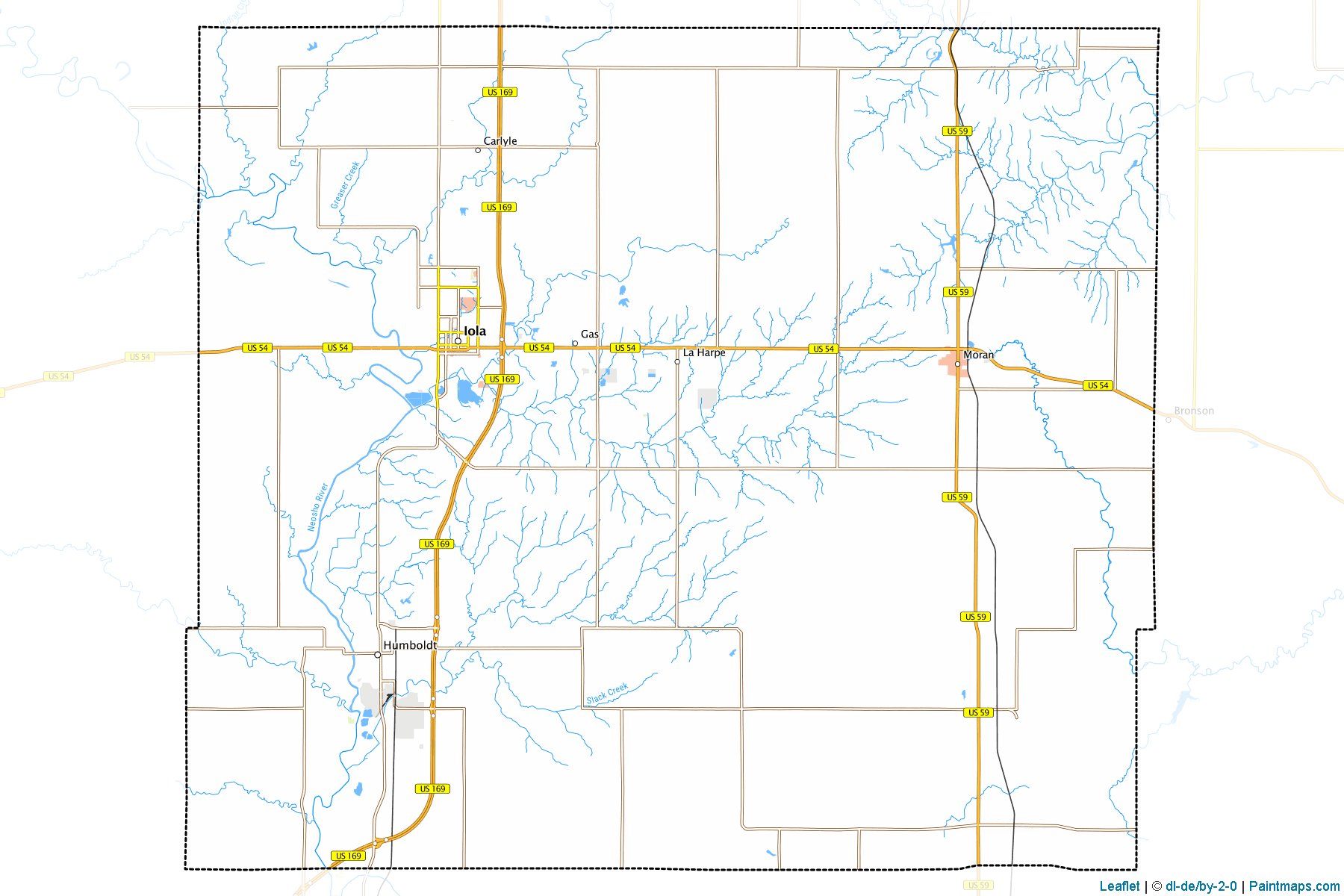 Allen (Kansas) Map Cropping Samples-1