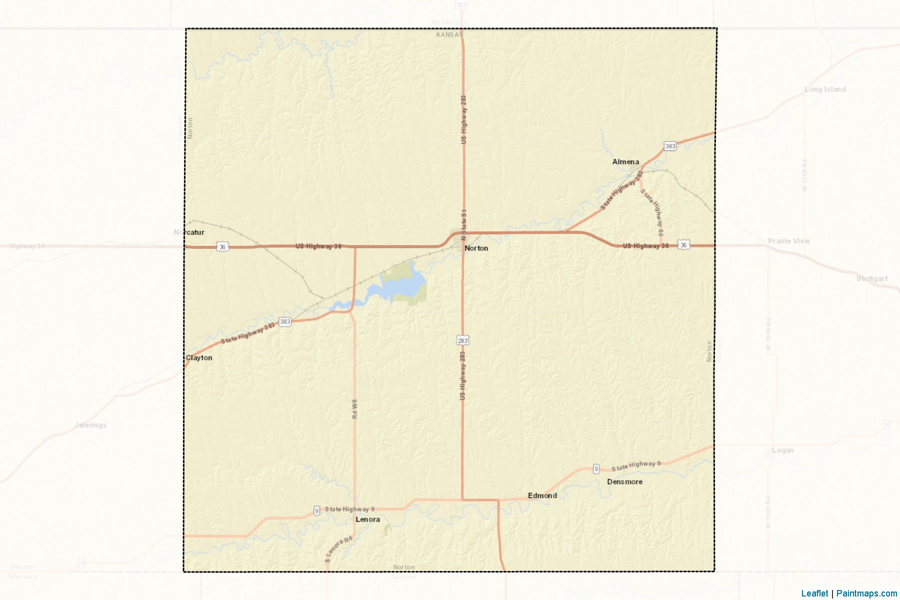 Norton (Kansas) Map Cropping Samples-2