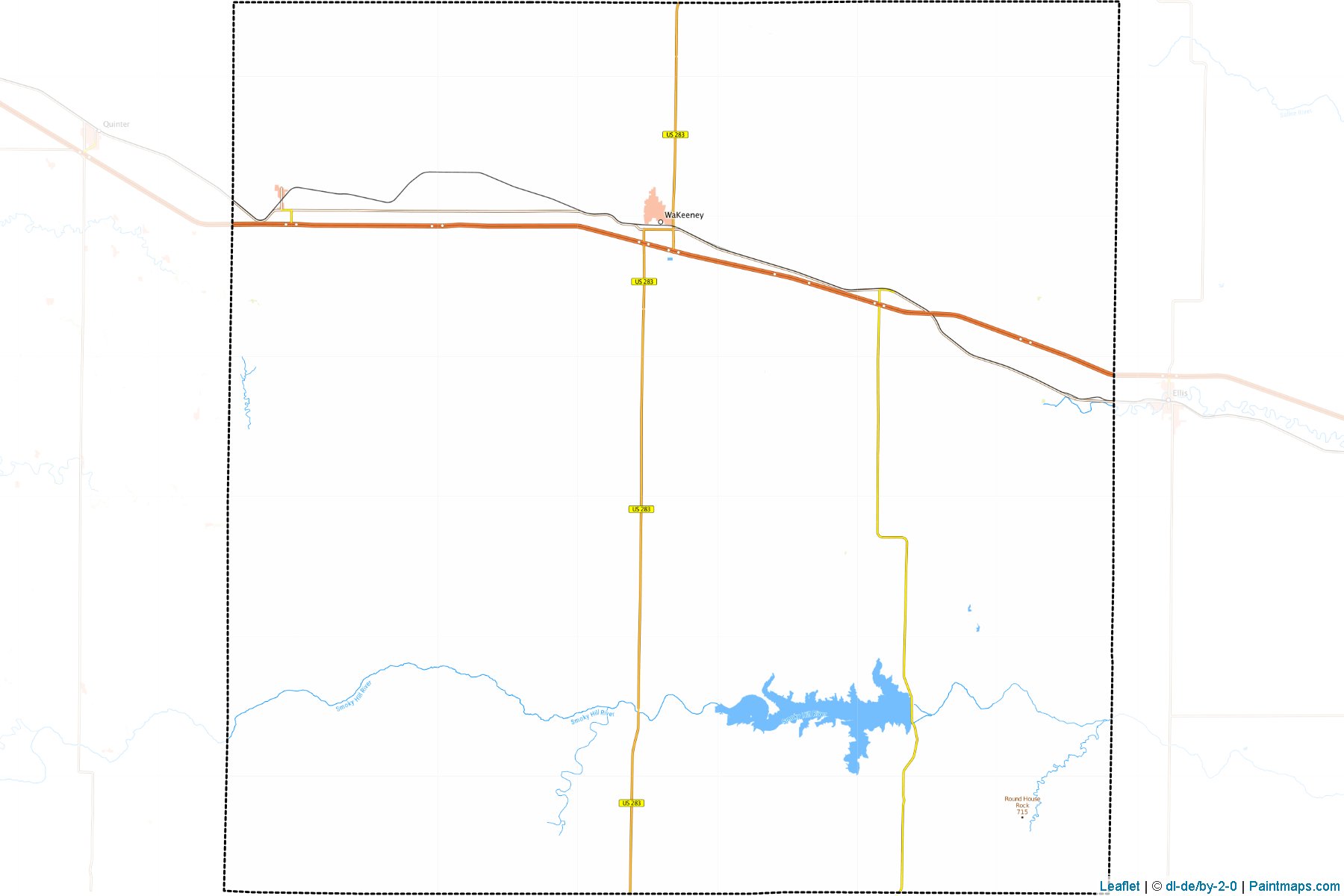 Trego (Kansas) Map Cropping Samples-1