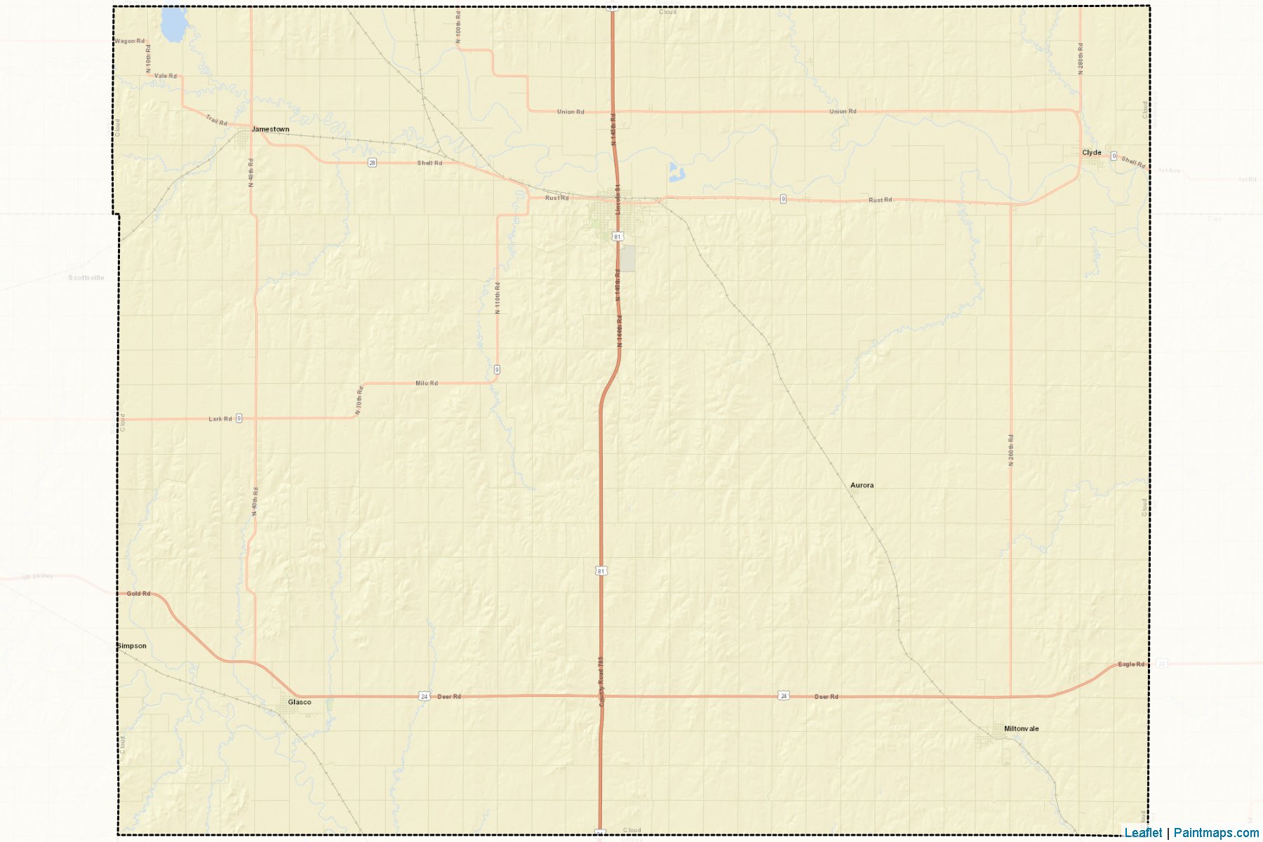 Cloud (Kansas) Map Cropping Samples-2