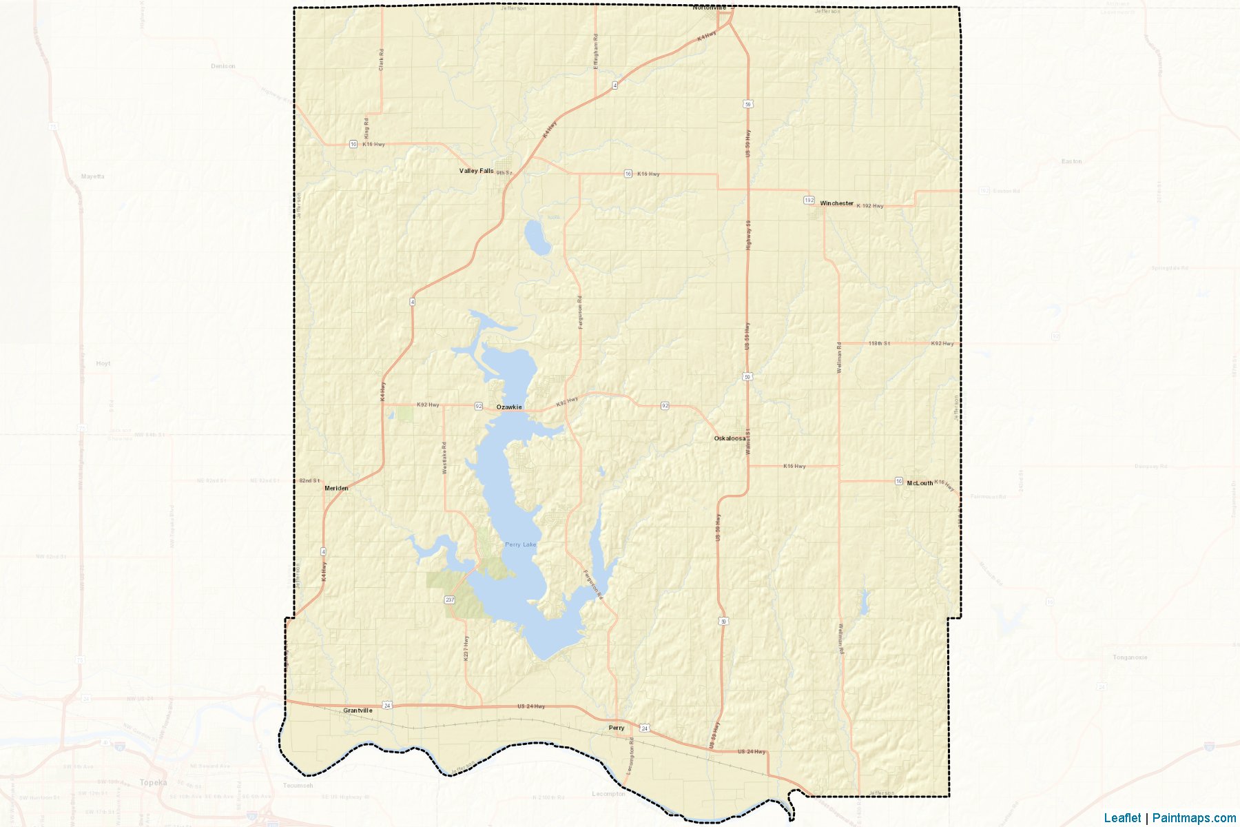 Jefferson (Kansas) Map Cropping Samples-2