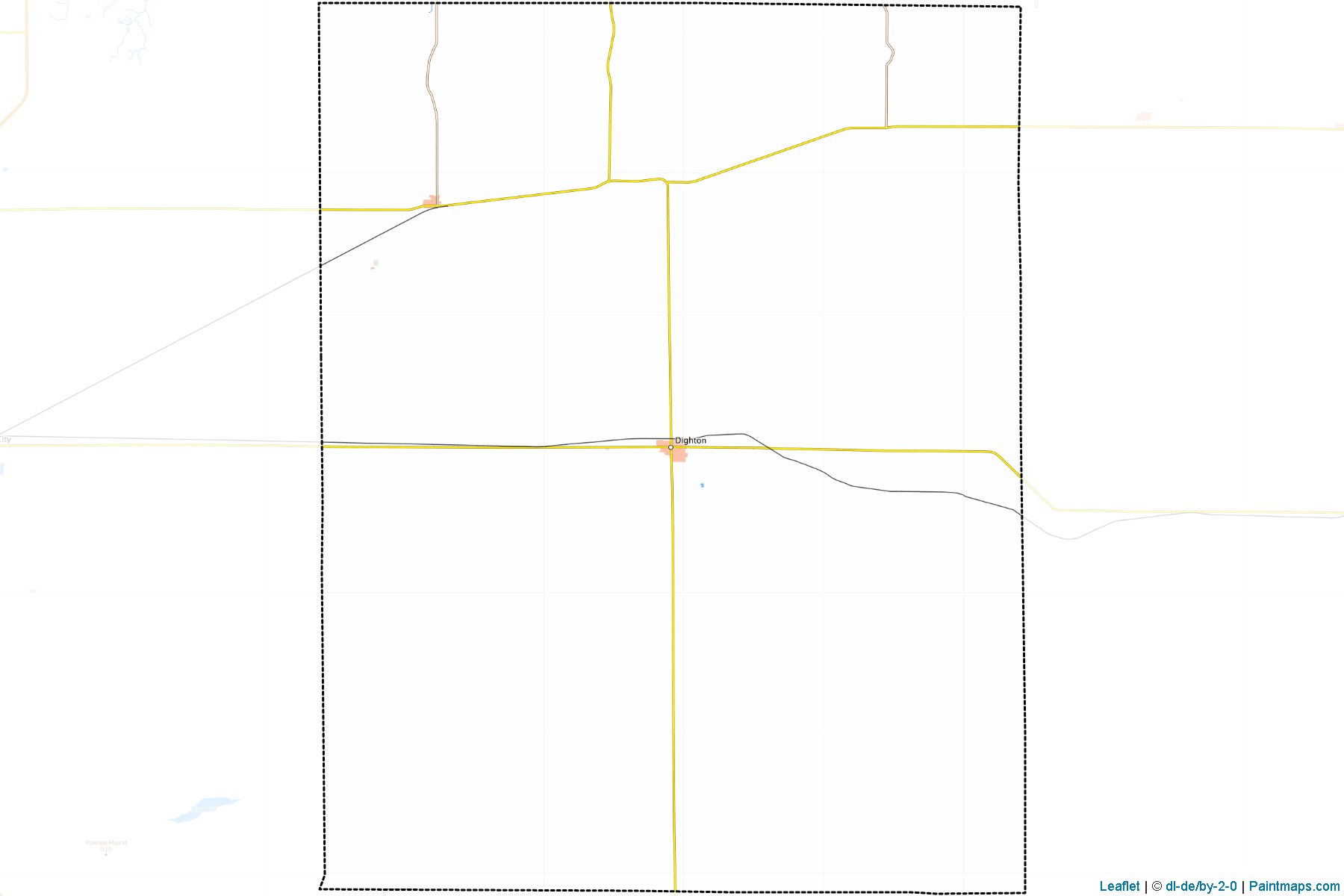 Muestras de recorte de mapas Lane (Kansas)-1