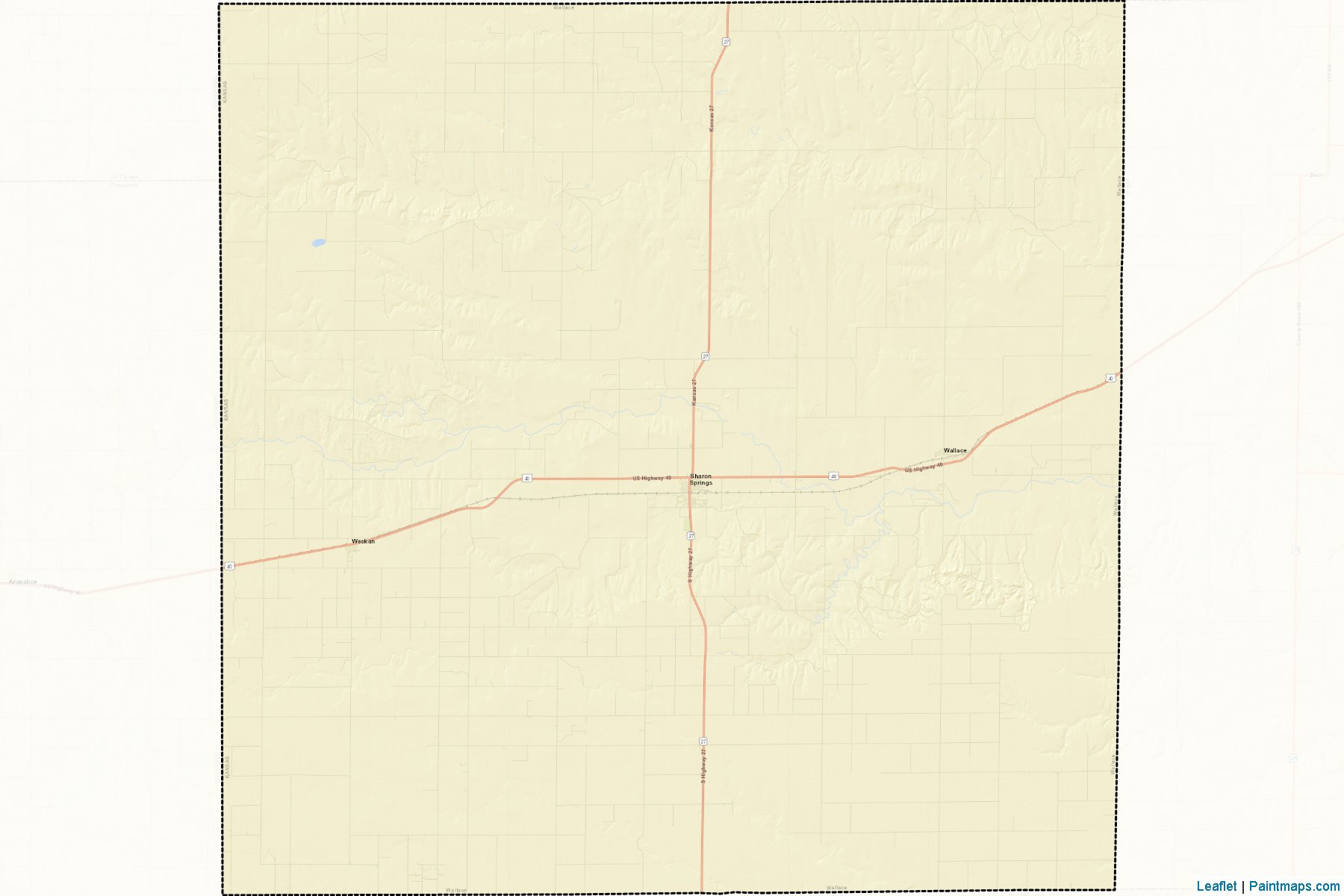 Wallace (Kansas) Map Cropping Samples-2