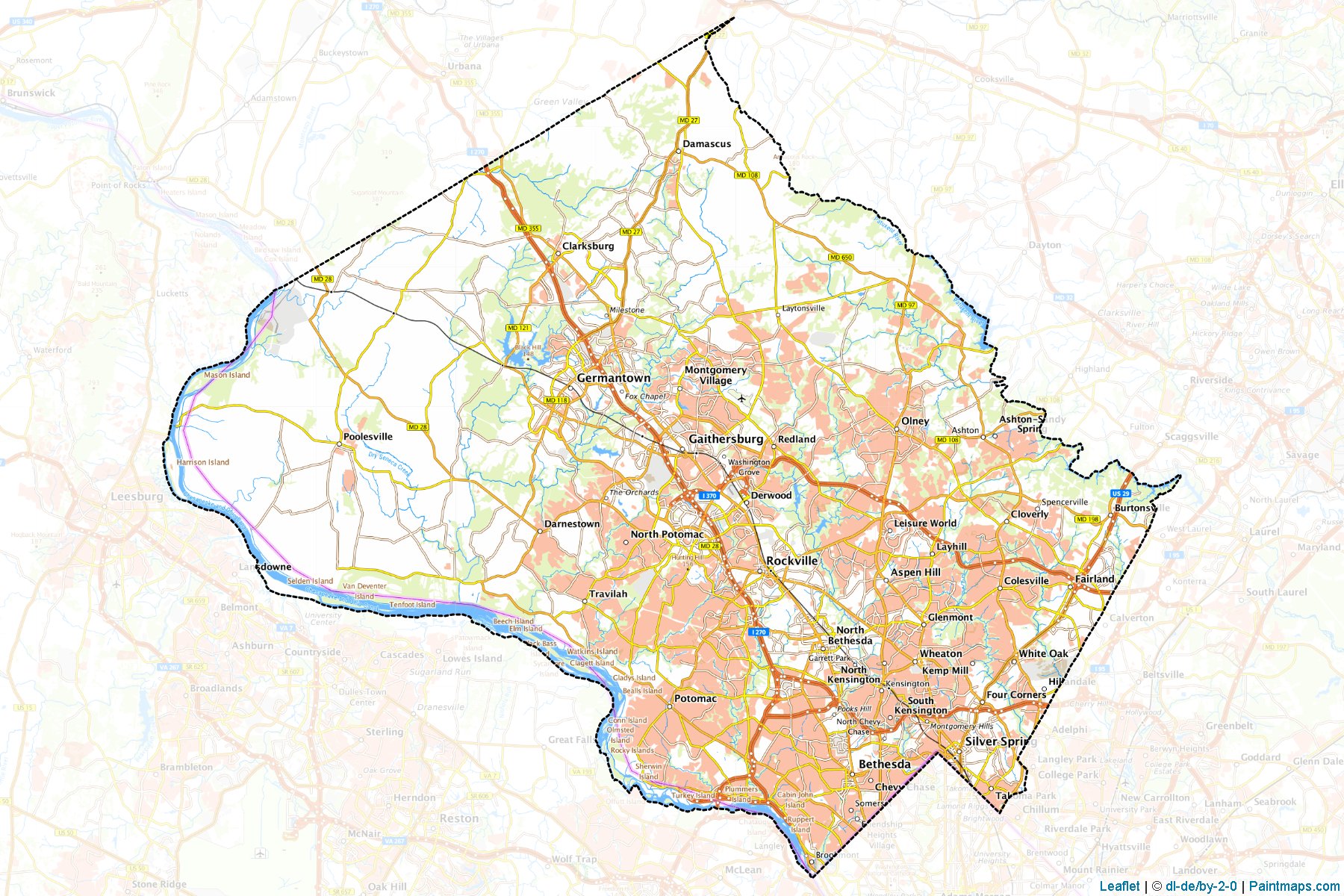 Montgomery (Maryland) Map Cropping Samples-1