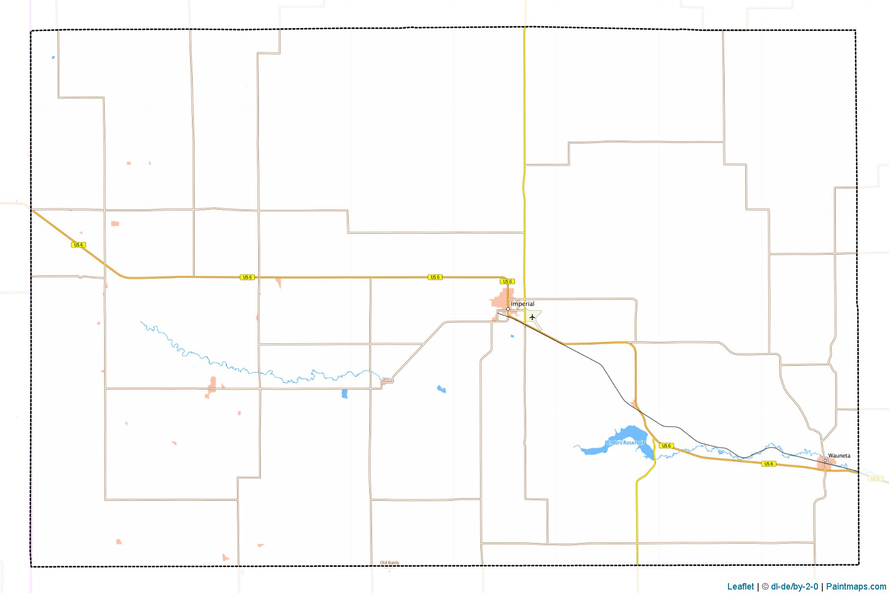 Chase (Nebraska) Haritası Örnekleri-1