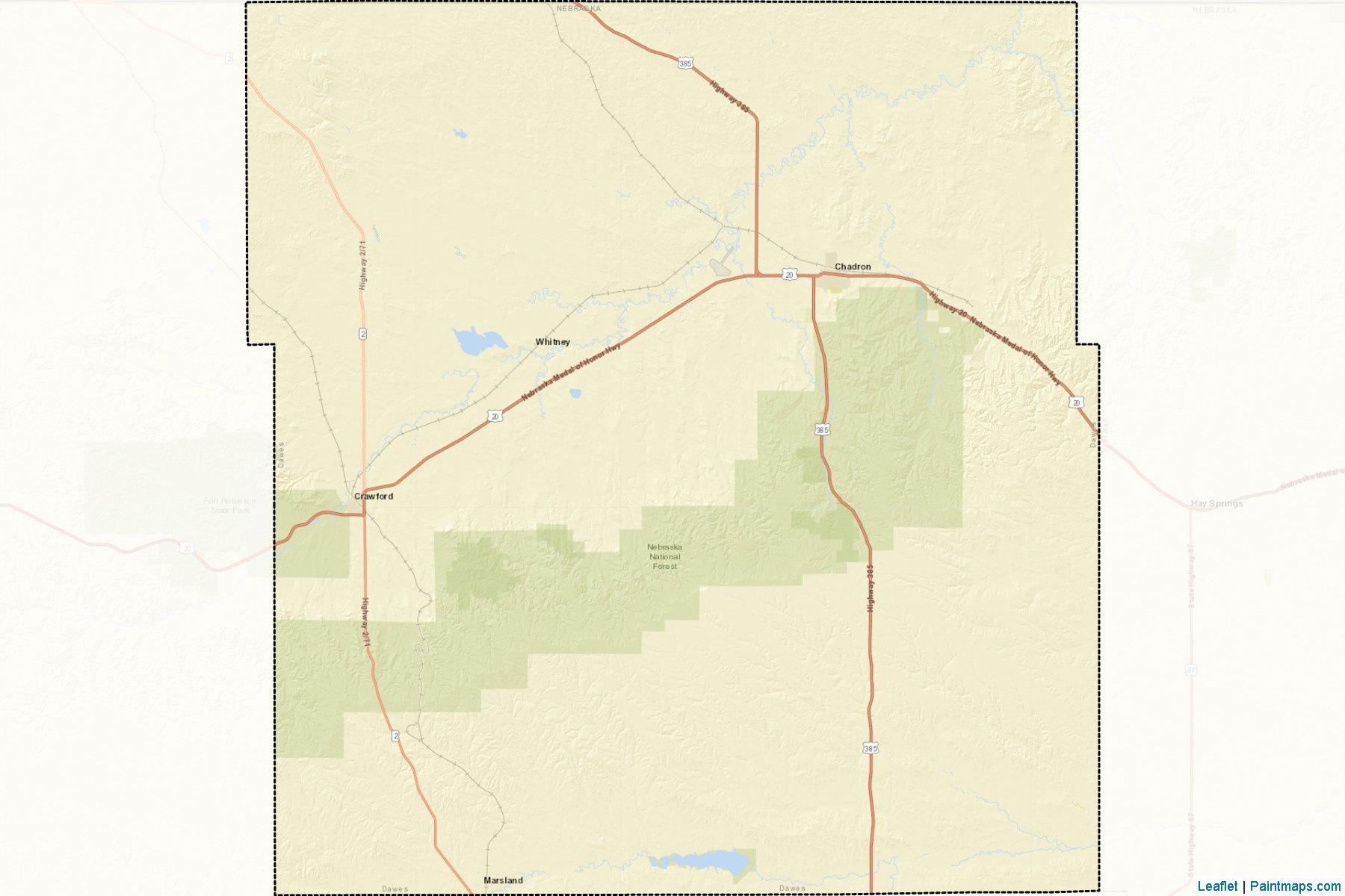 Dawes (Nebraska) Map Cropping Samples-2