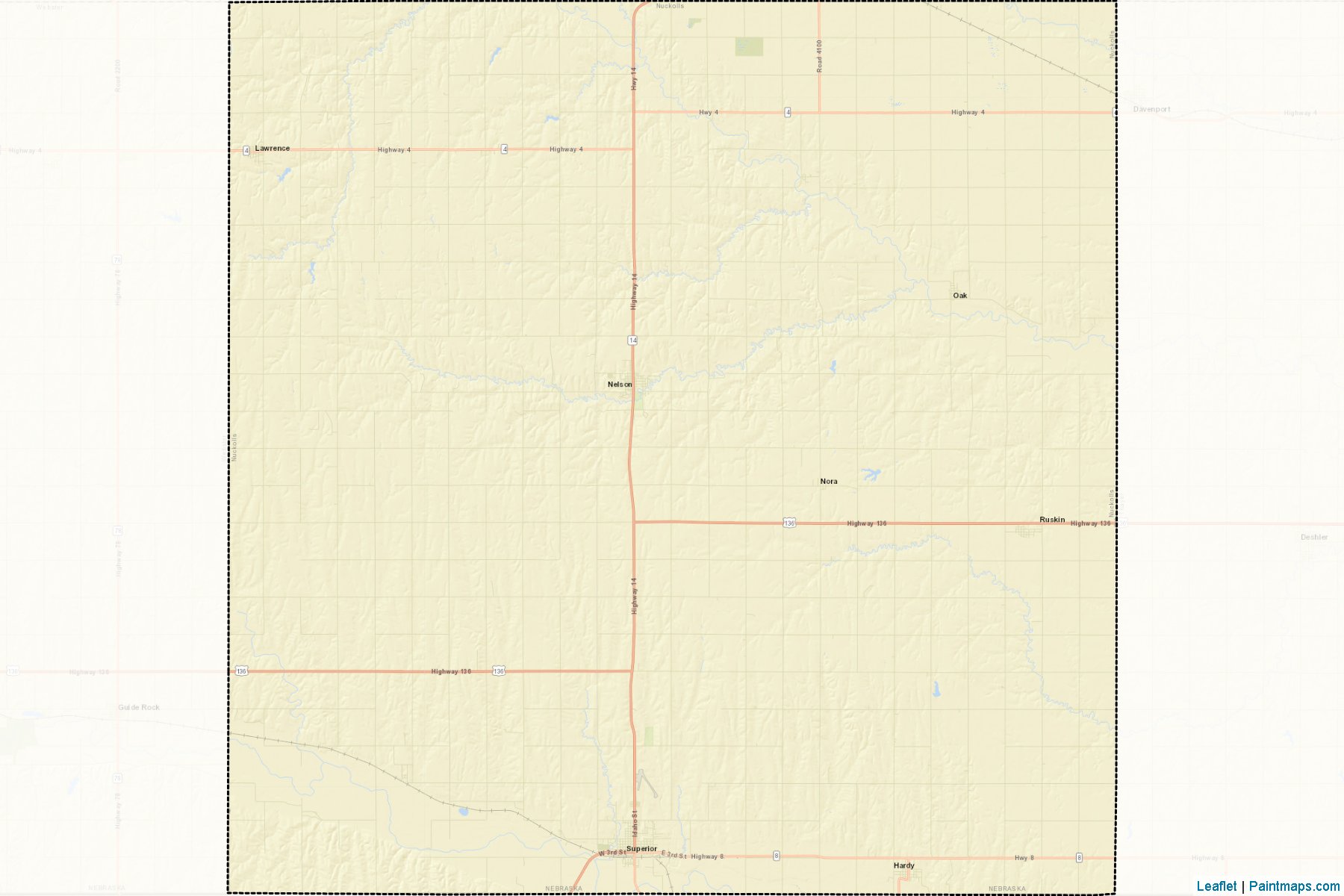 Nuckolls (Nebraska) Map Cropping Samples-2