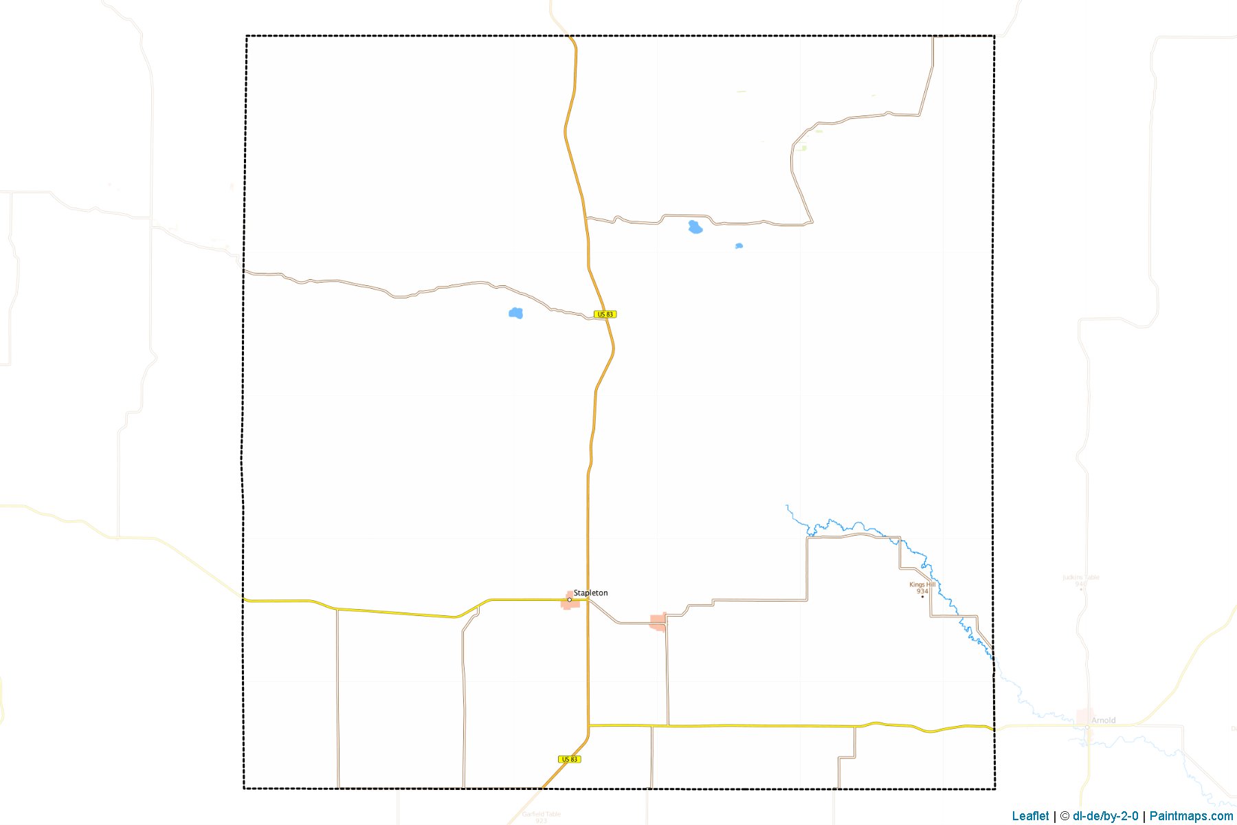 Logan ilçesi (Nebraska) Haritası Örnekleri-1