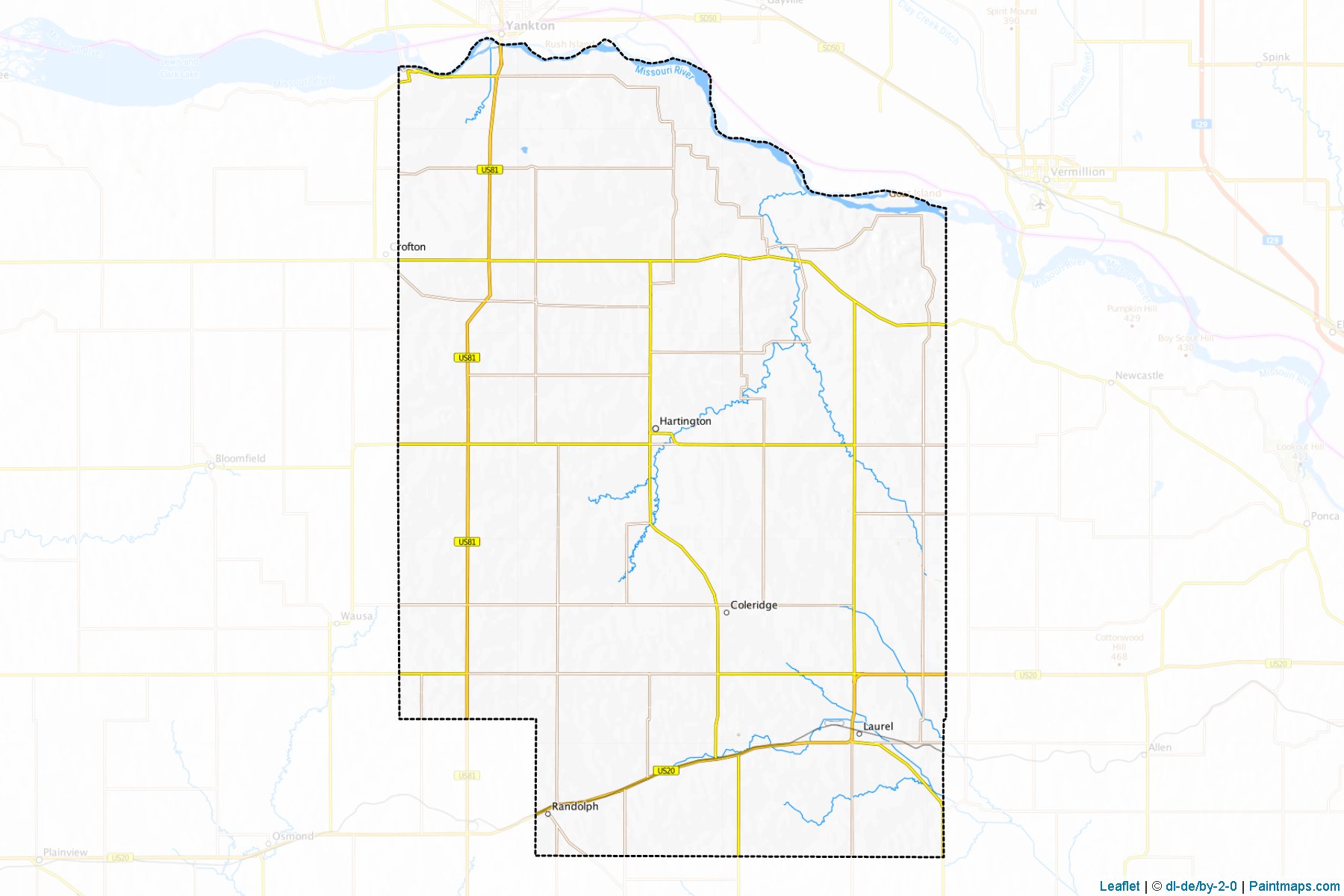 Cedar (Nebraska) Map Cropping Samples-1