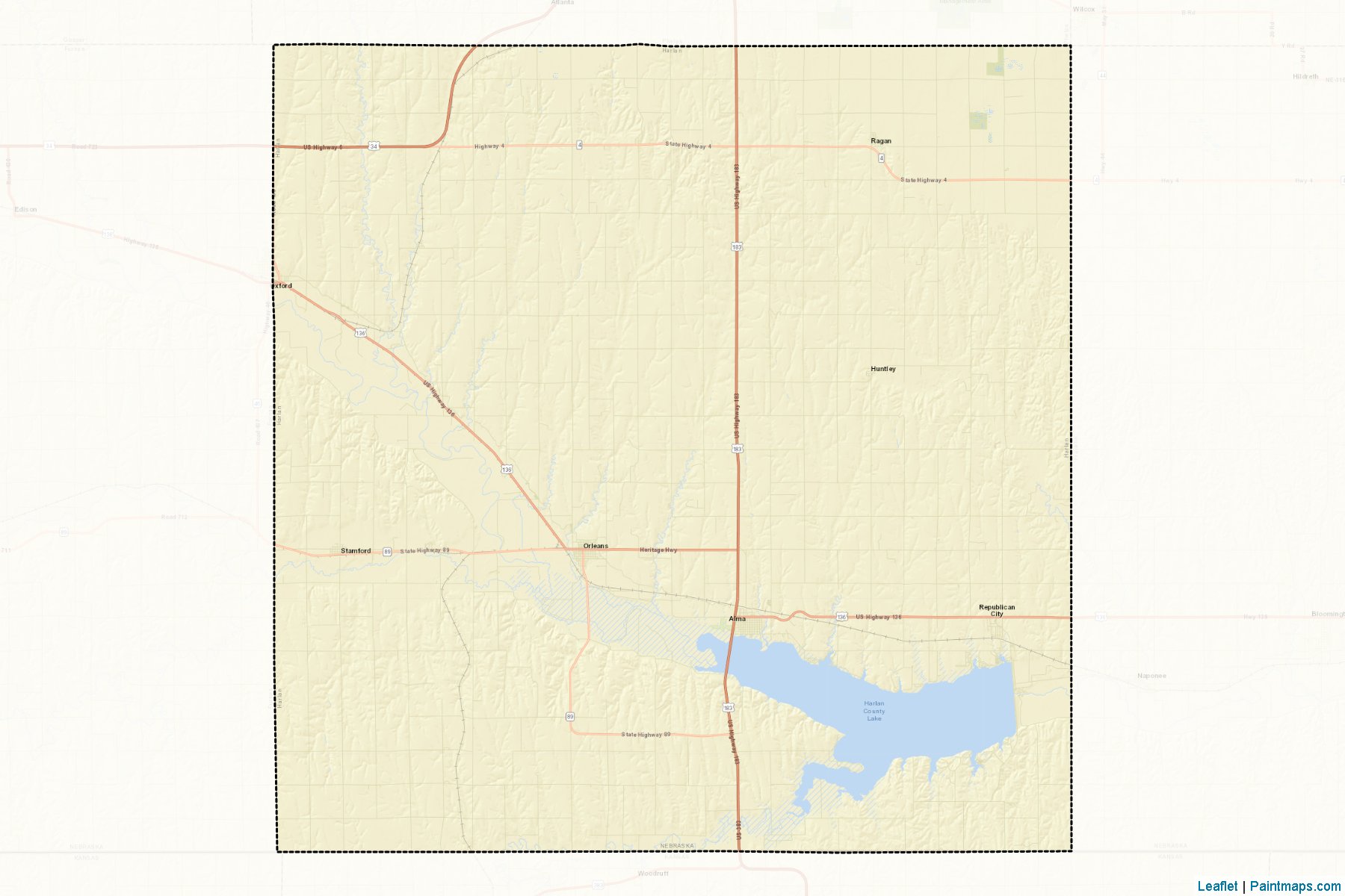 Harlan (Nebraska) Map Cropping Samples-2