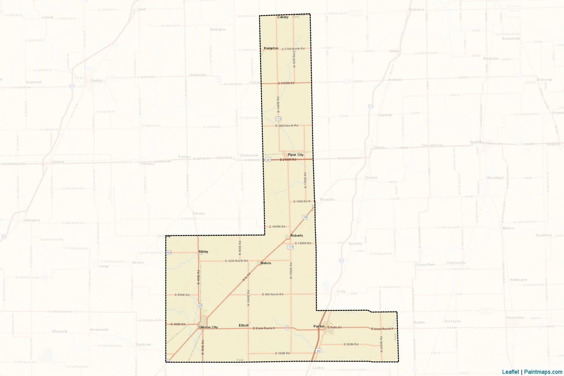 Ford (Illinois) Map Cropping Samples-2