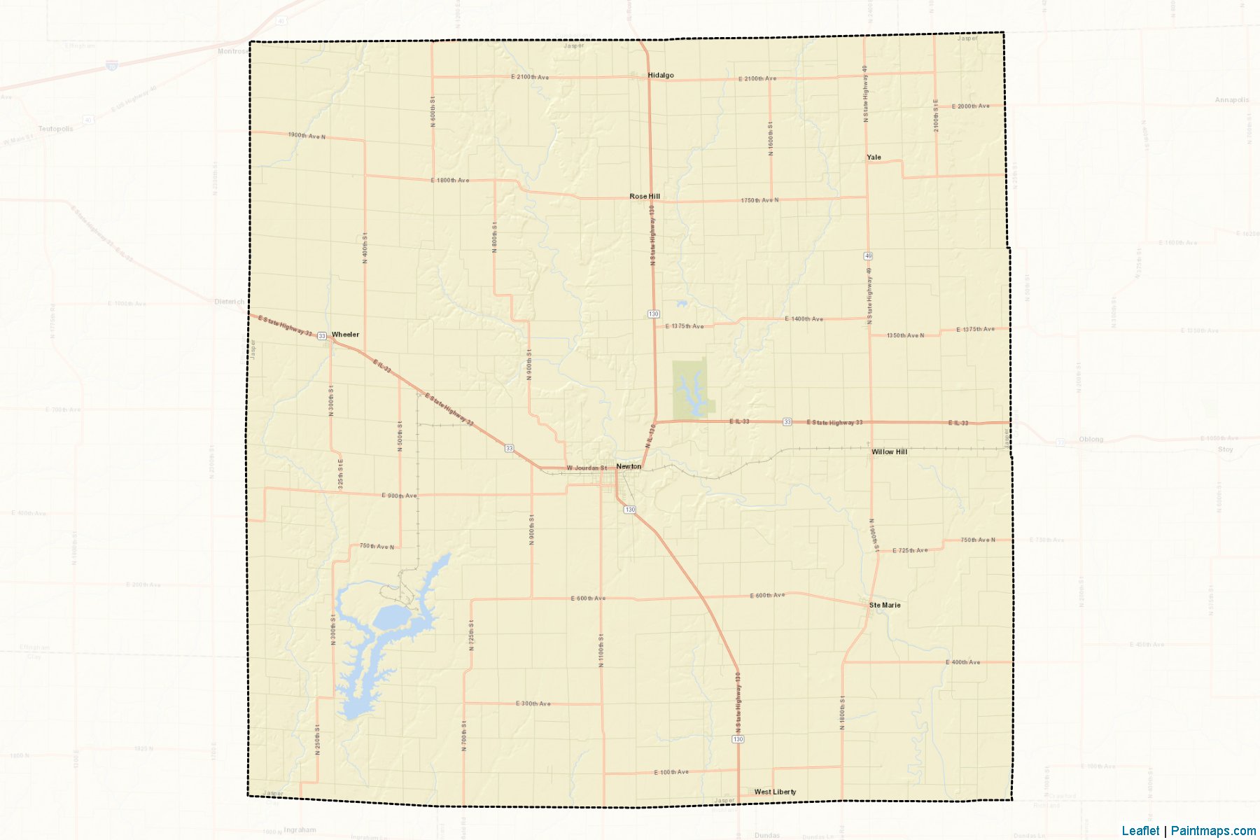 Jasper (Illinois) Map Cropping Samples-2