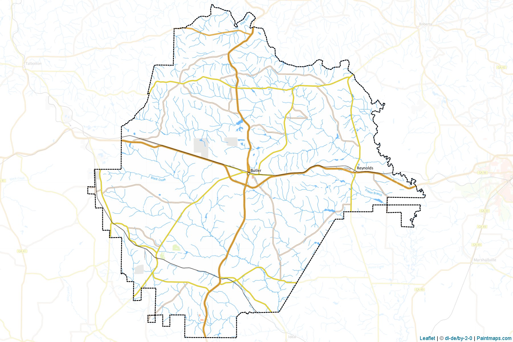 Taylor (Georgia) Map Cropping Samples-1