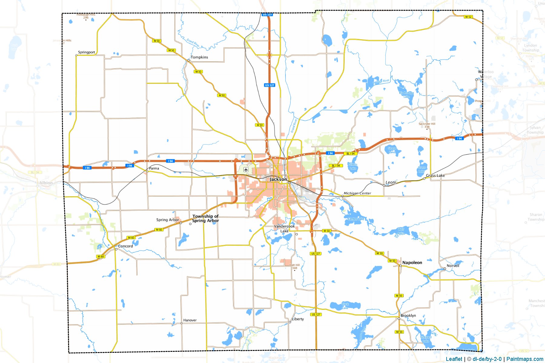 Jackson (Michigan) Map Cropping Samples-1