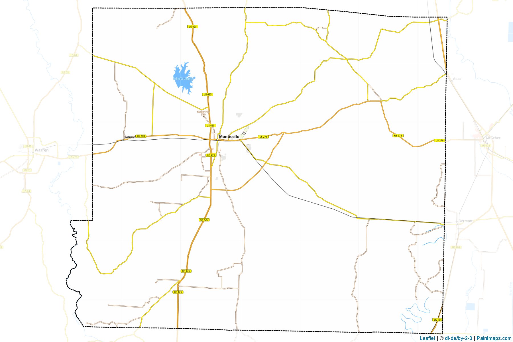 Drew (Arkansas) Map Cropping Samples-1