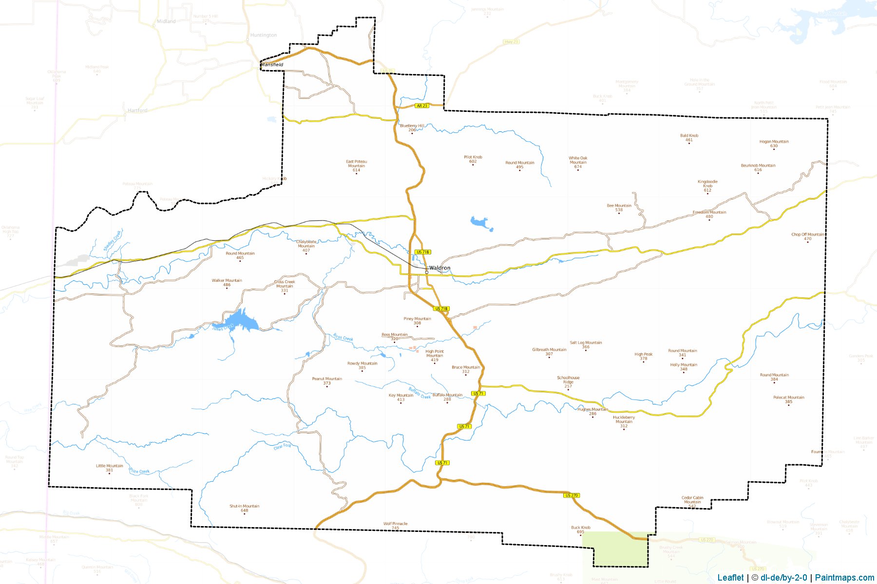 Muestras de recorte de mapas Scott (Arkansas)-1