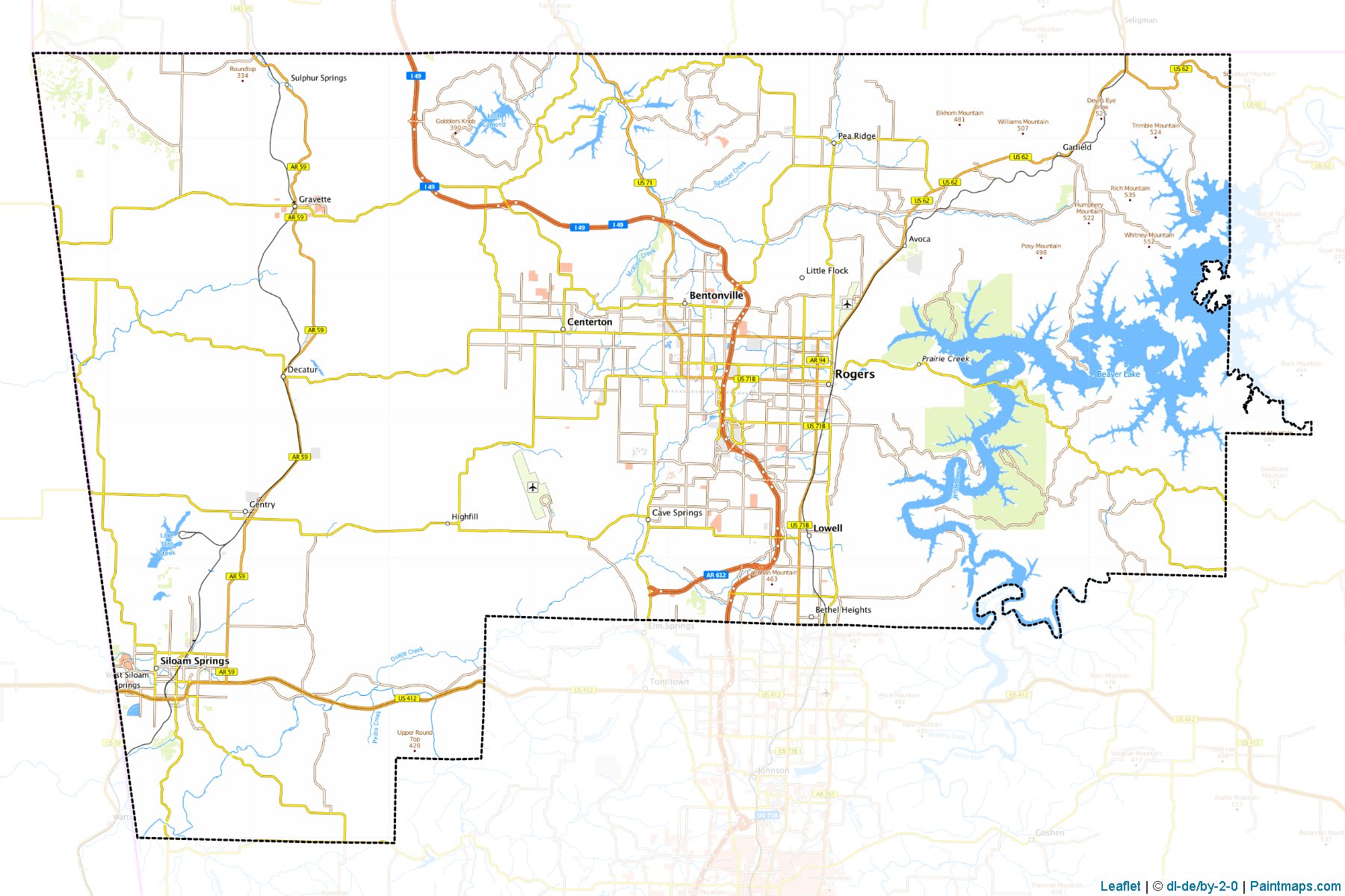 Benton (Arkansas) Map Cropping Samples-1