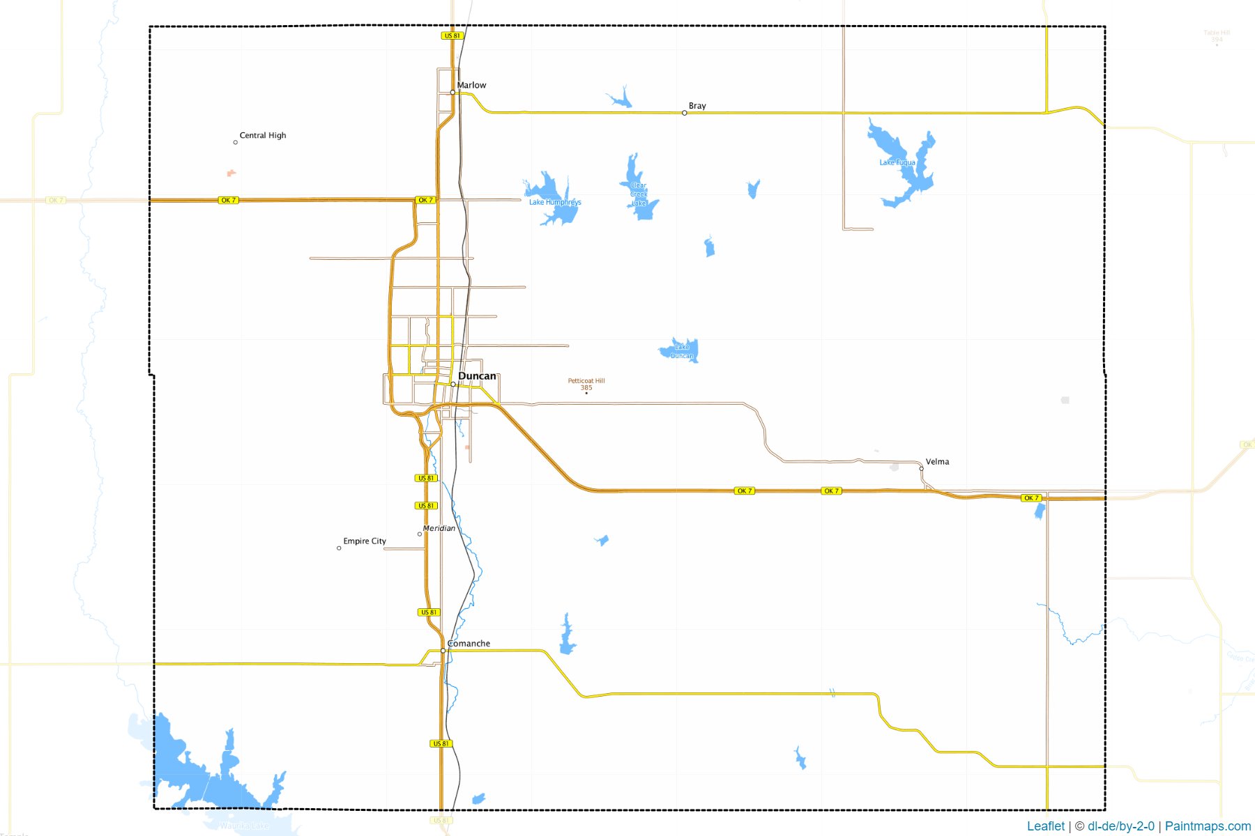 Stephens (Oklahoma) Map Cropping Samples-1