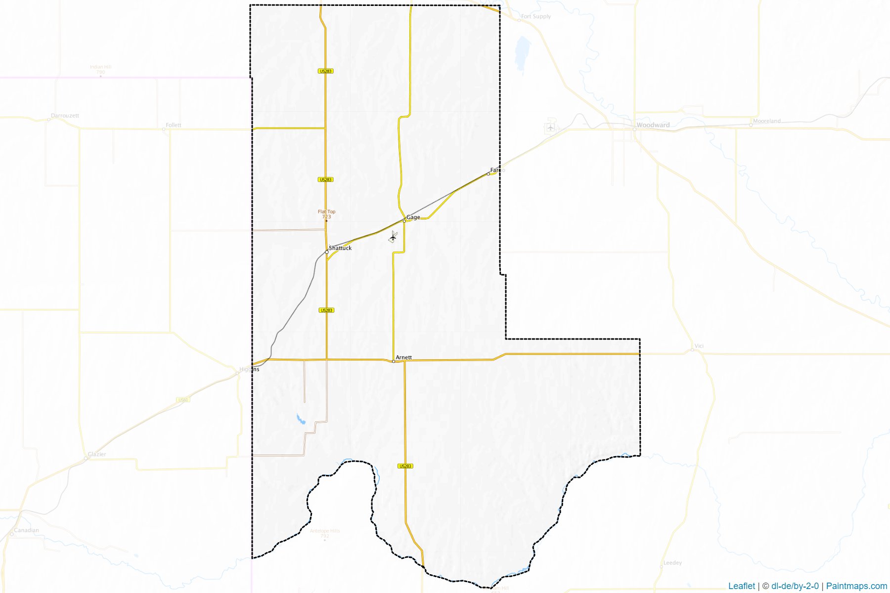 Ellis (Oklahoma) Map Cropping Samples-1