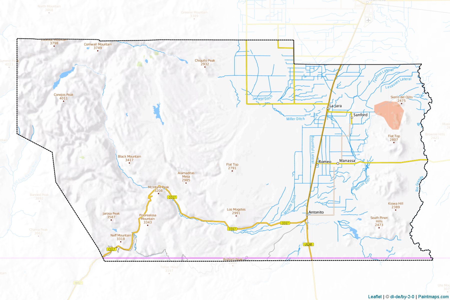 Conejos (Colorado) Map Cropping Samples-1