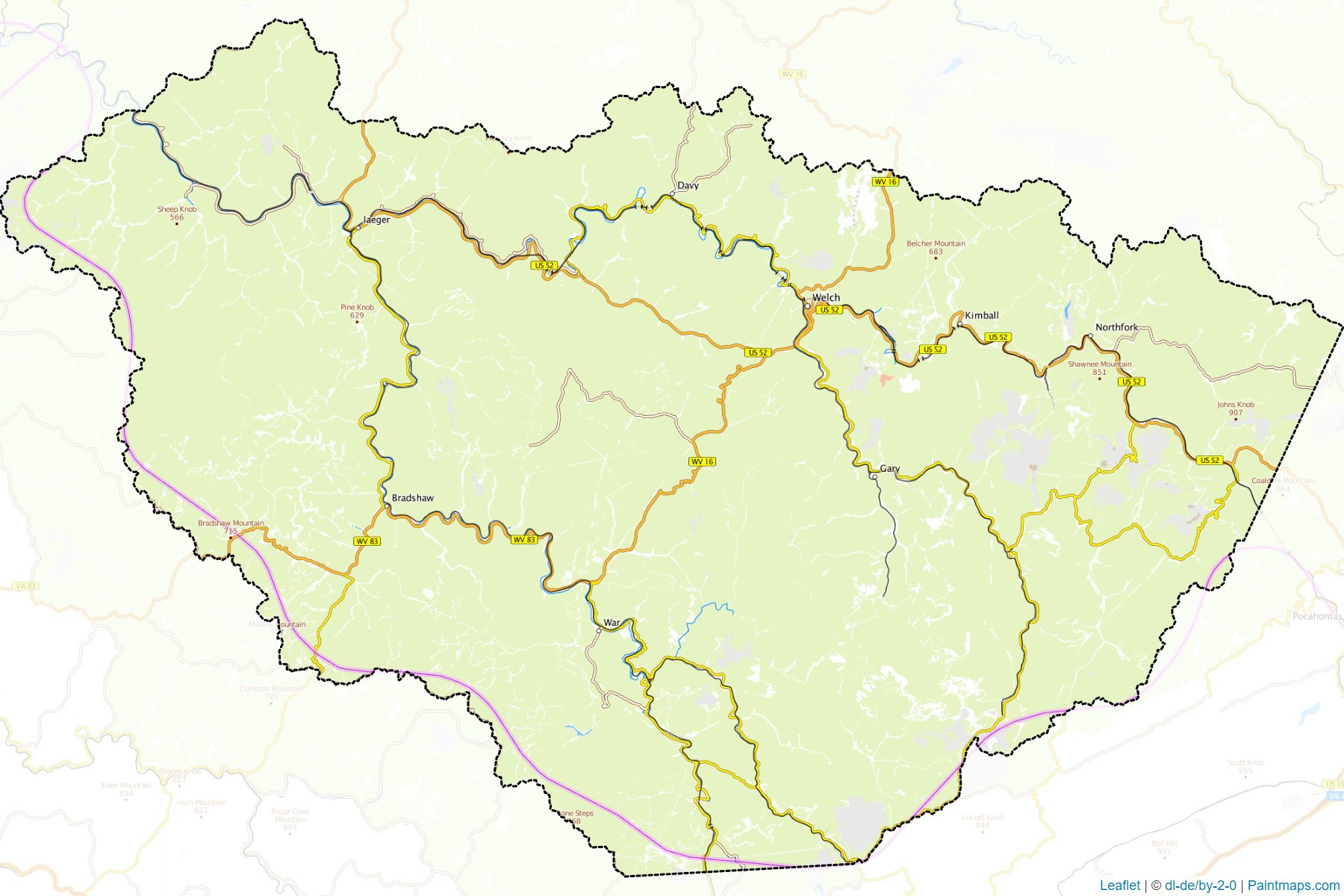 McDowell (West Virginia) Map Cropping Samples-1