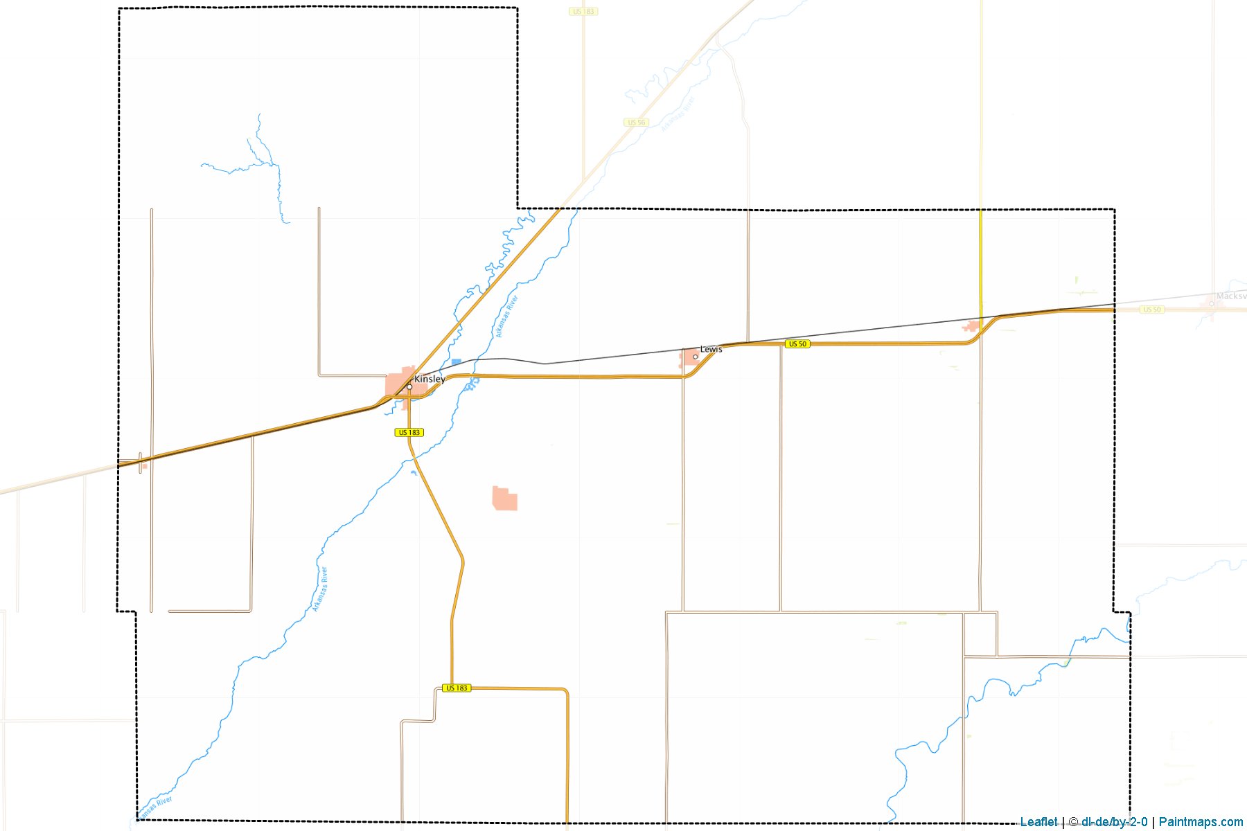 Edwards (Kansas) Haritası Örnekleri-1