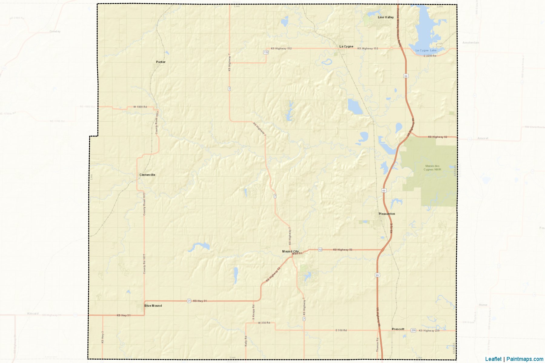 Linn (Kansas) Map Cropping Samples-2