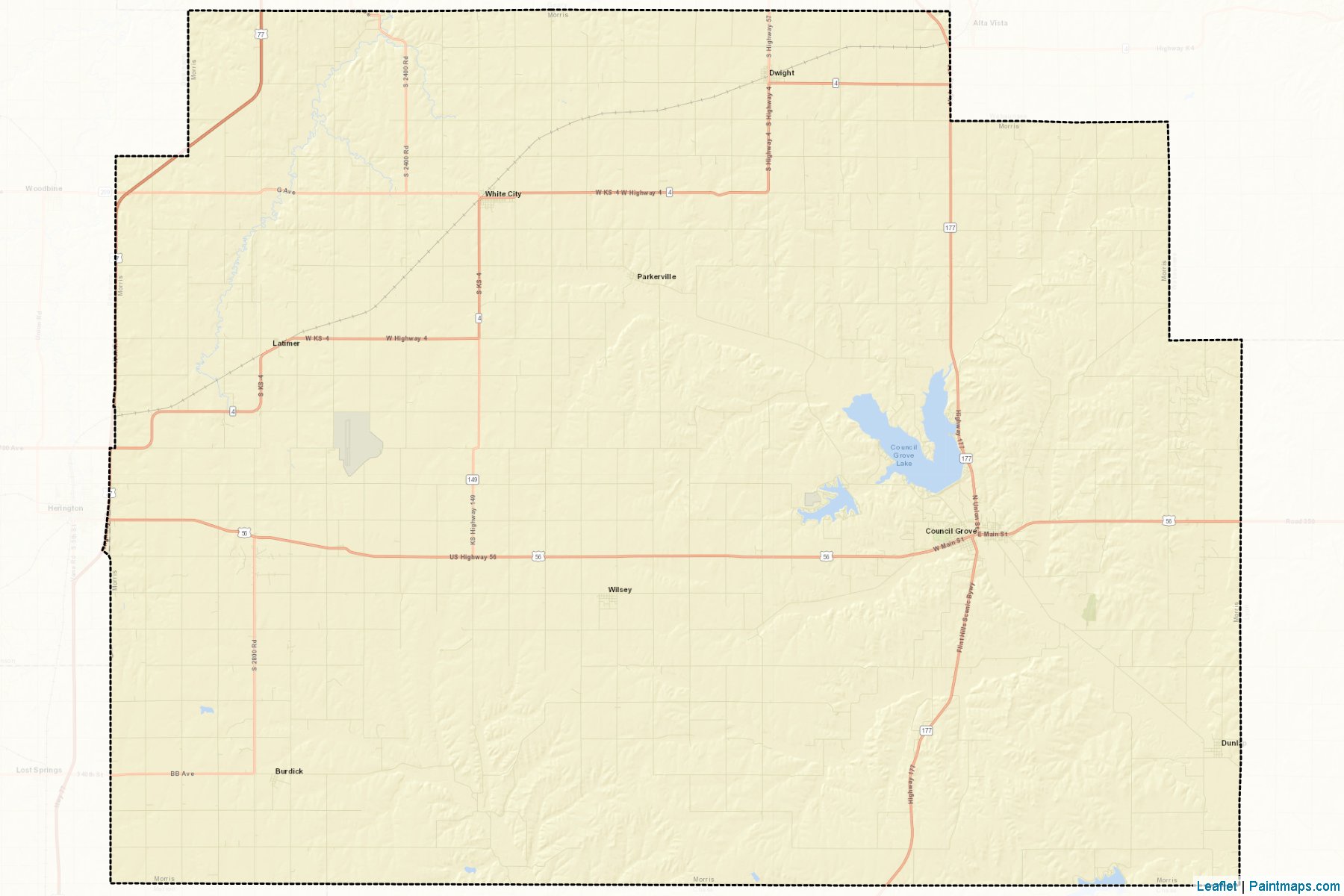 Morris (Kansas) Map Cropping Samples-2