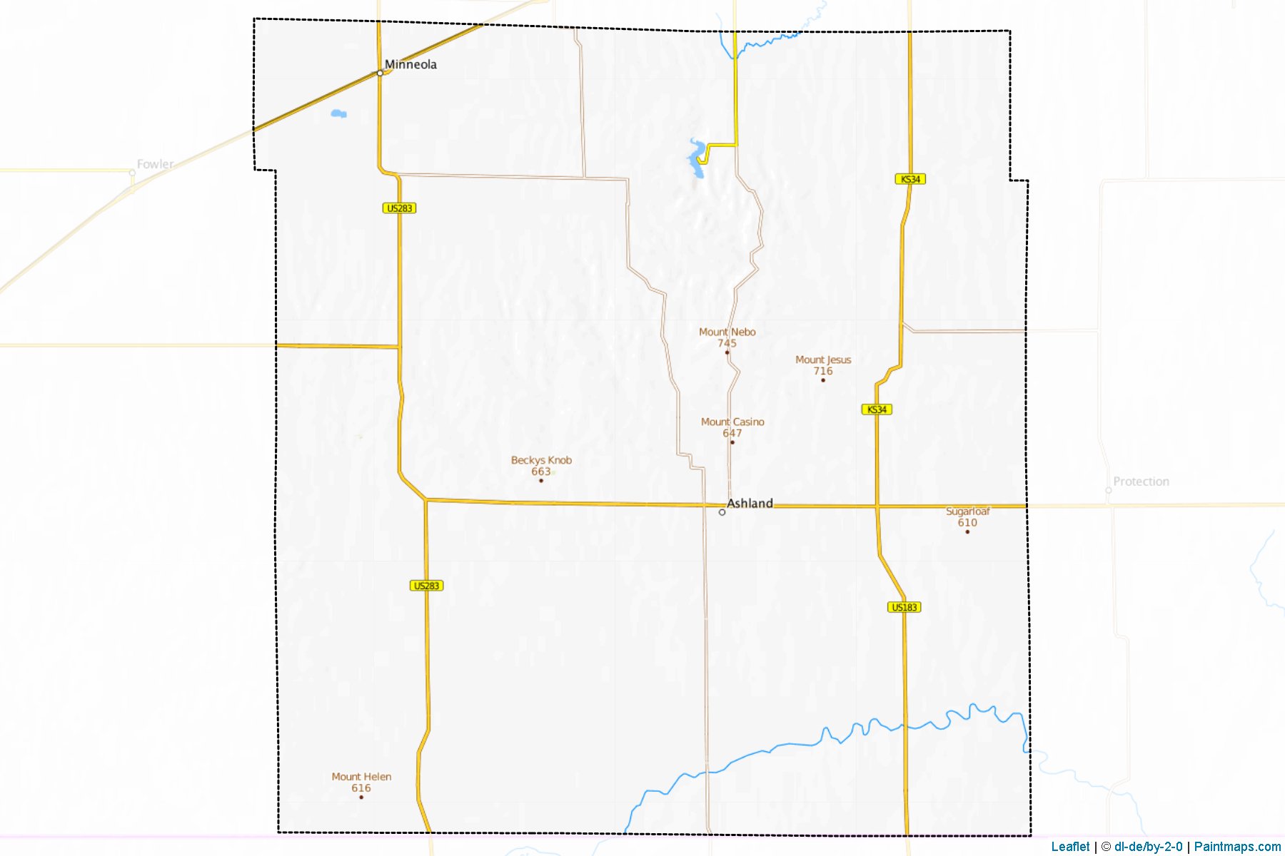 Clark (Kansas) Map Cropping Samples-1