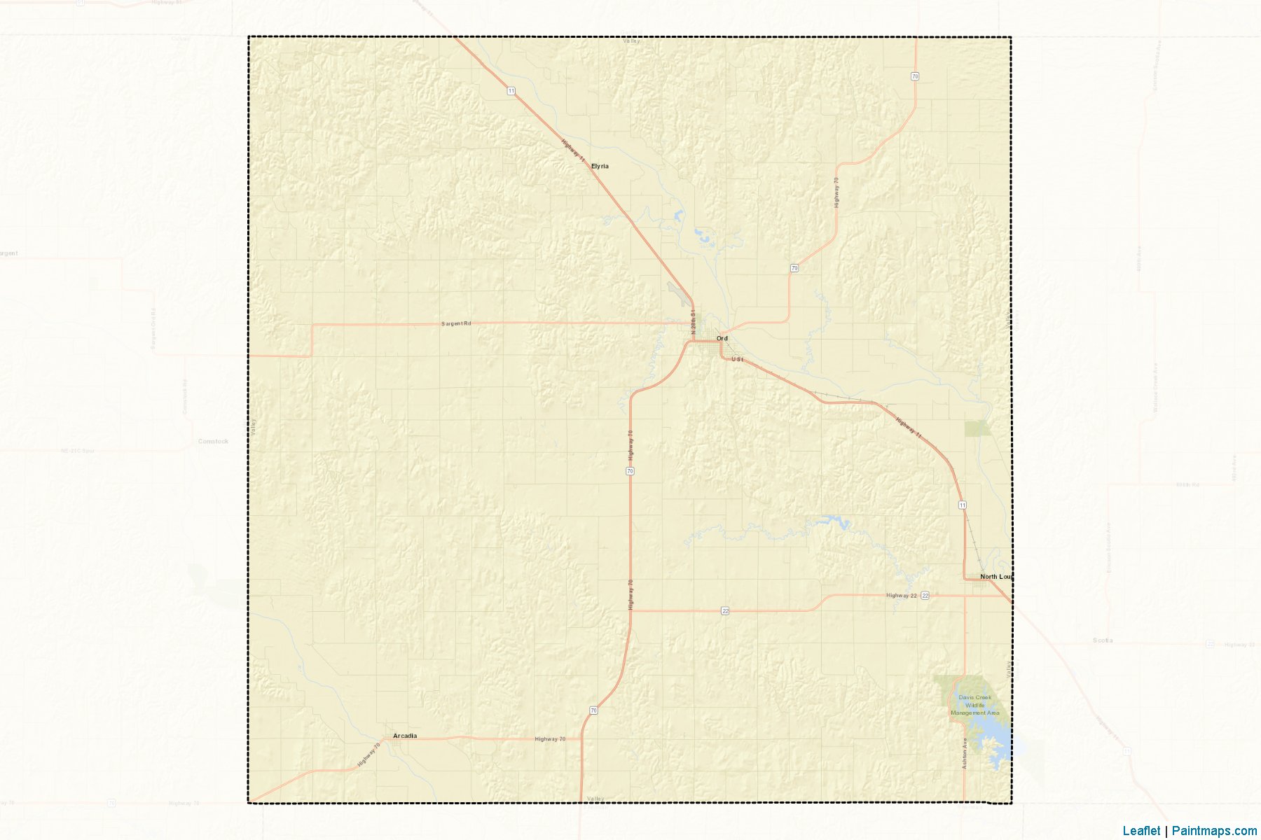 Valley (Nebraska) Map Cropping Samples-2