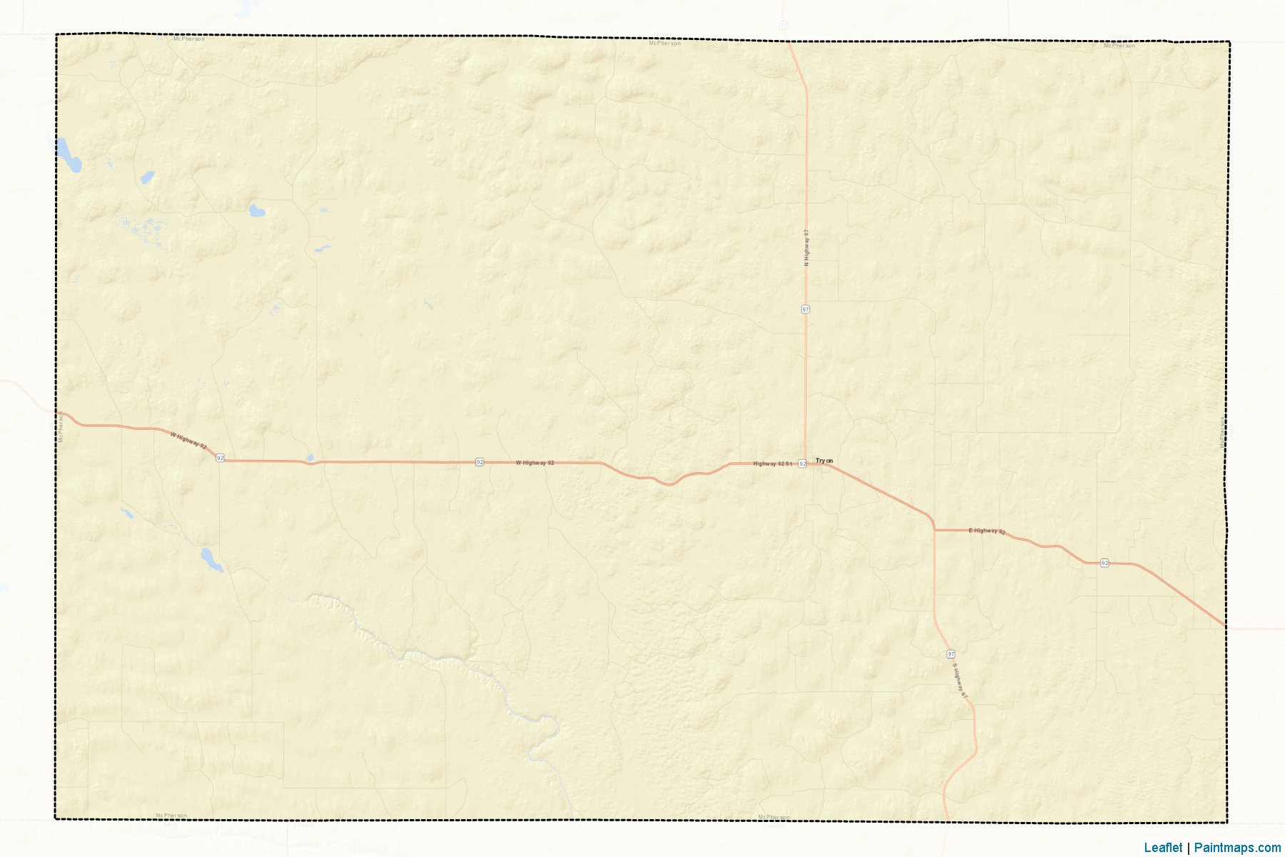 Muestras de recorte de mapas McPherson (Nebraska)-2