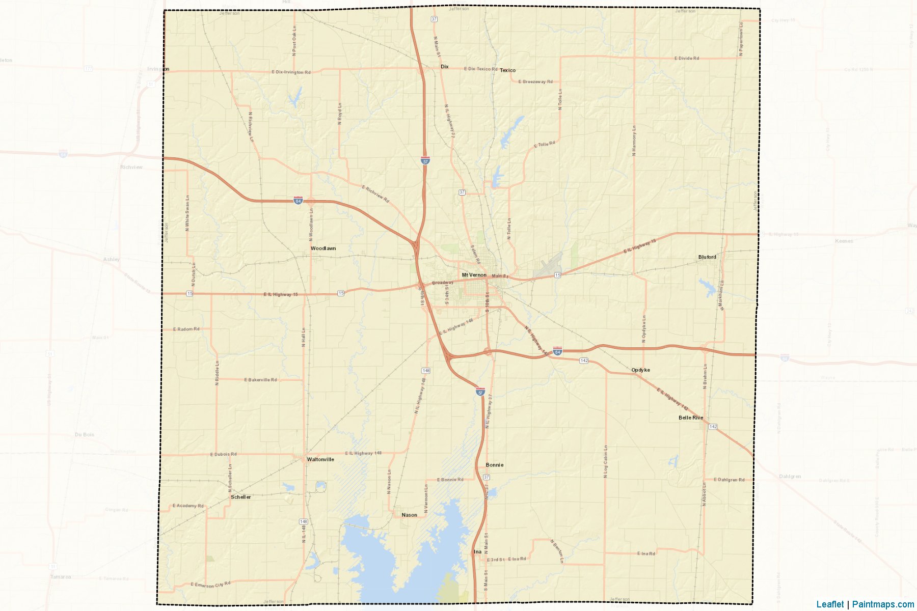 Jefferson (Illinois) Map Cropping Samples-2