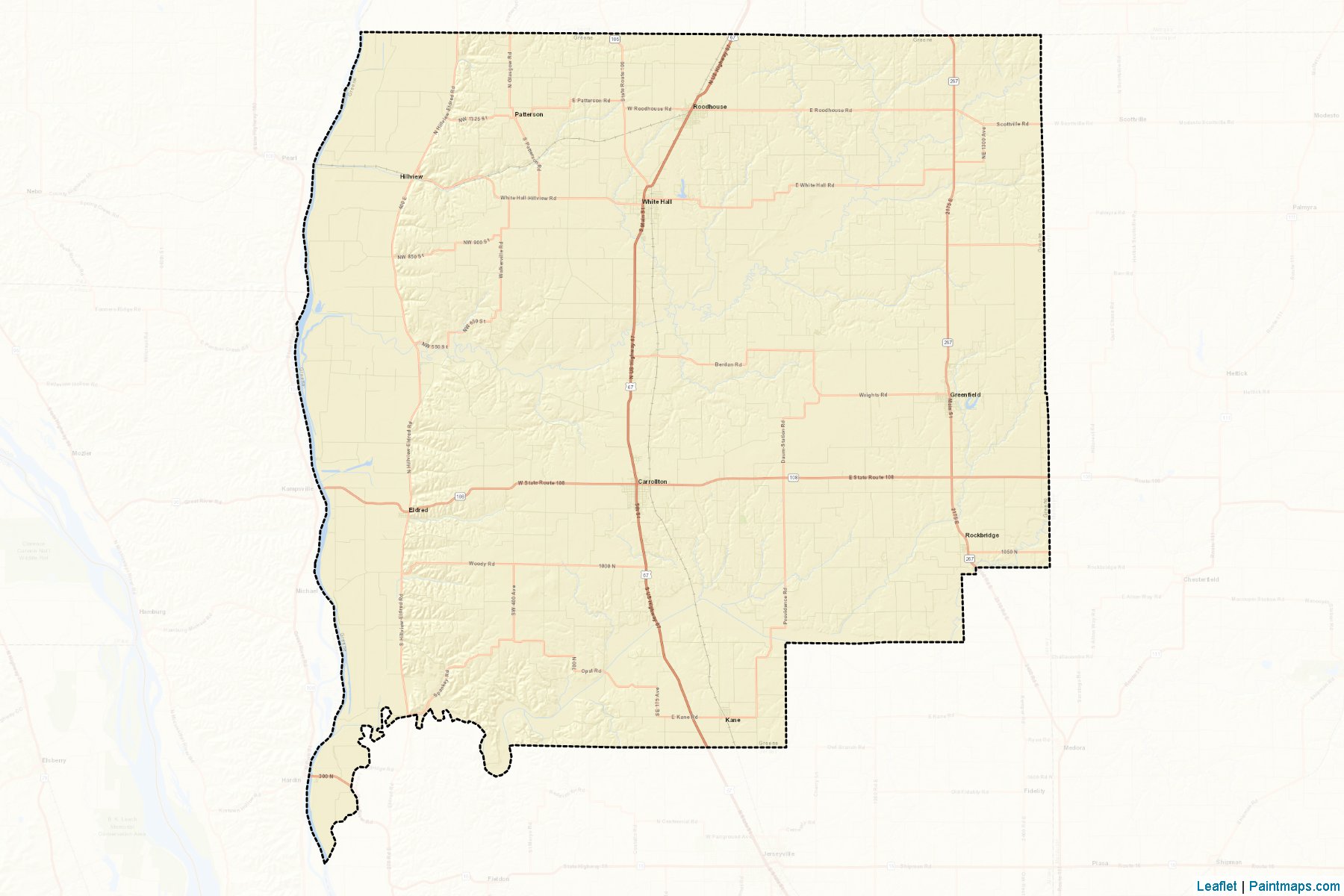 Greene (Illinois) Map Cropping Samples-2