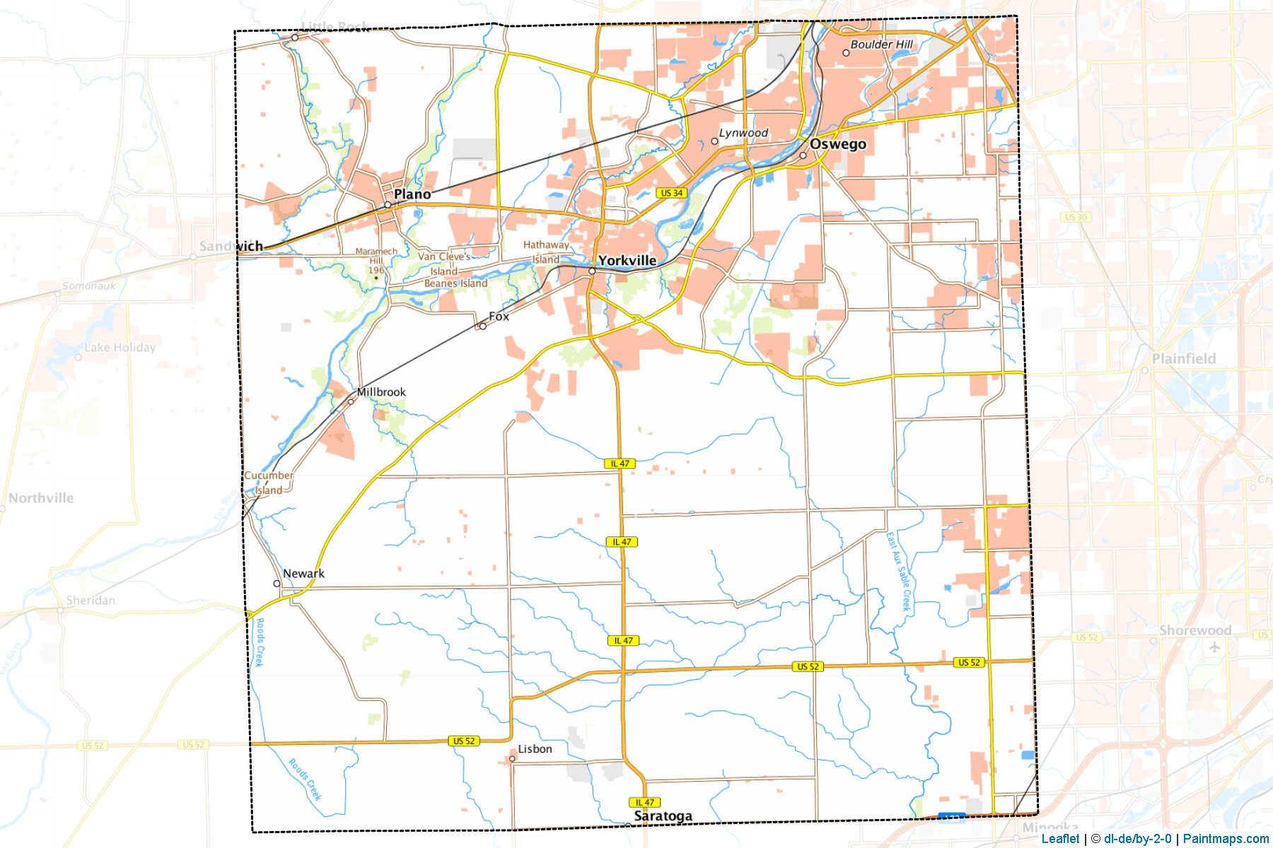 Kendall (Illinois) Map Cropping Samples-1