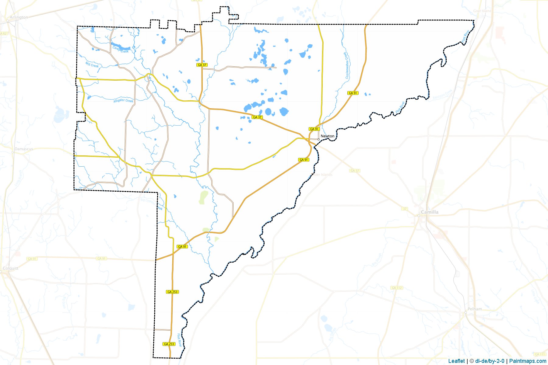 Baker (Georgia) Map Cropping Samples-1