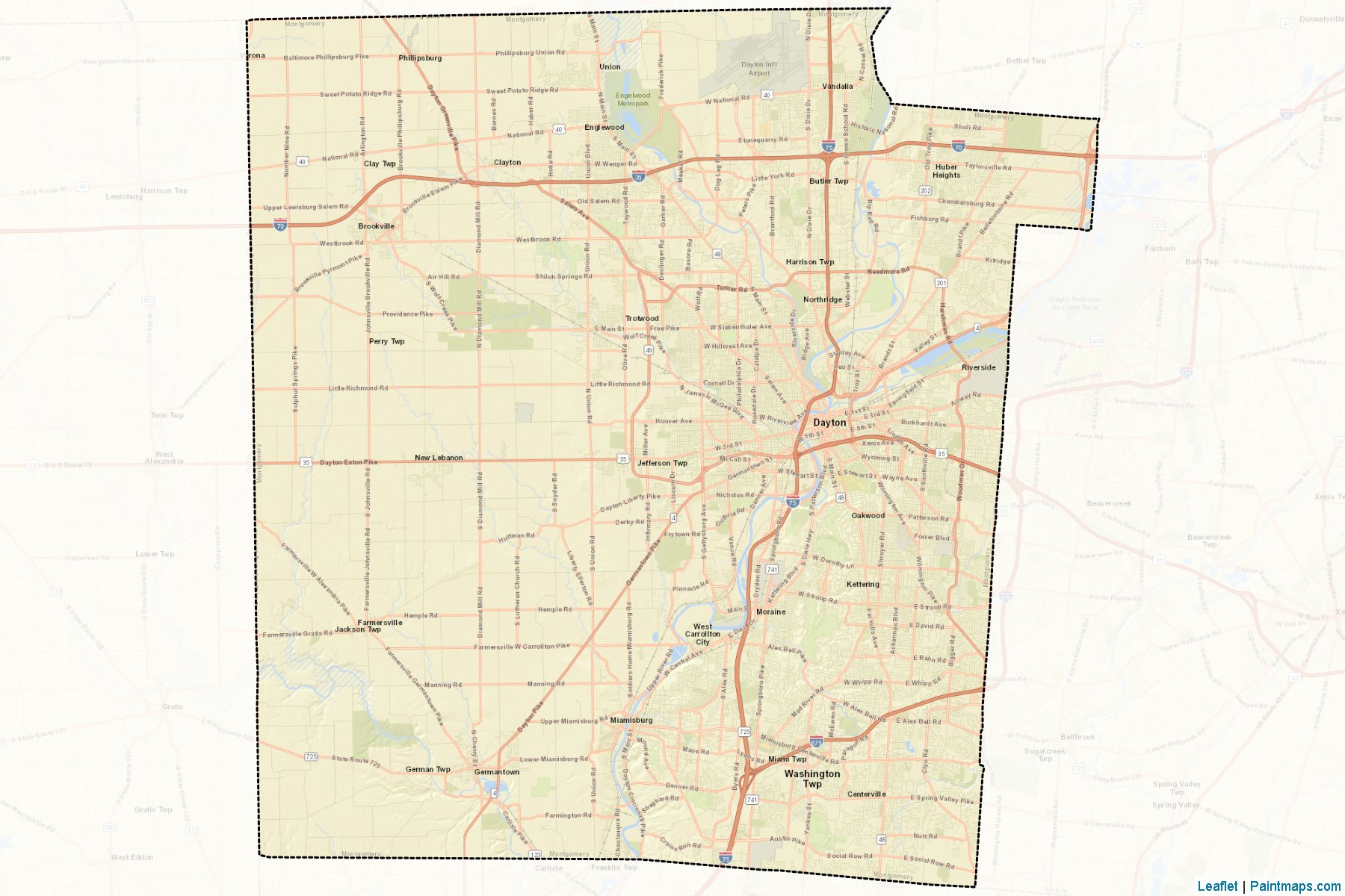 Montgomery (Ohio) Map Cropping Samples-2