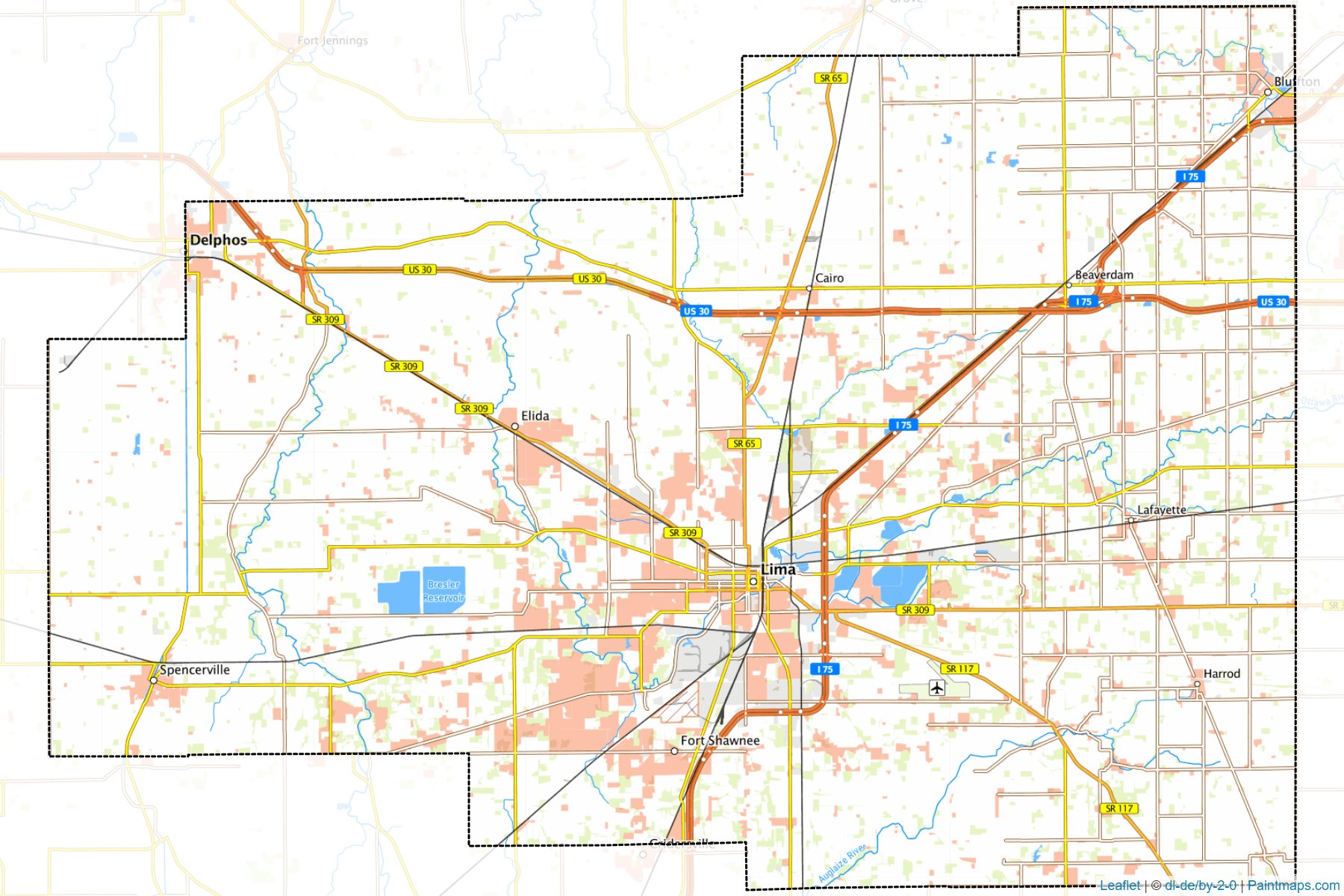 Allen (Ohio) Map Cropping Samples-1