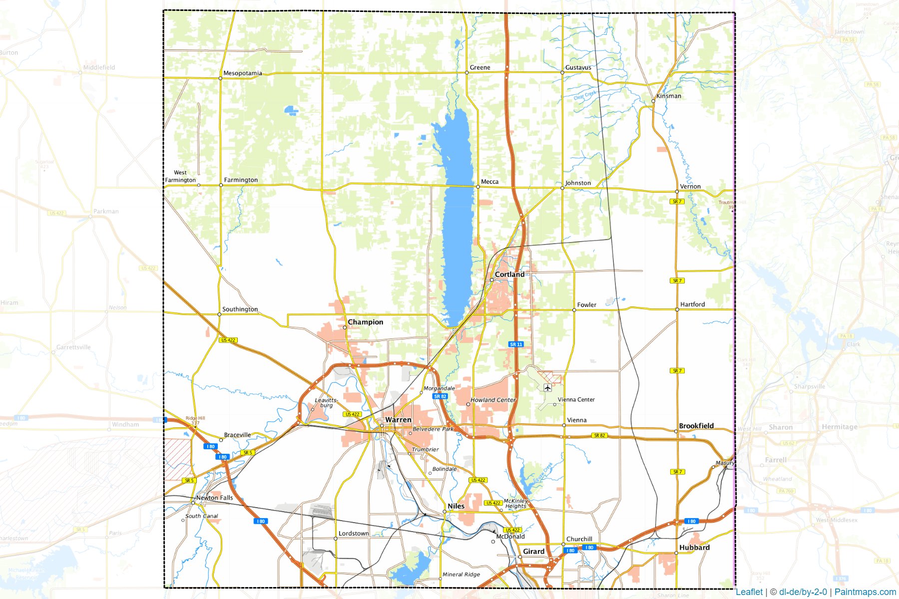 Trumbull (Ohio) Map Cropping Samples-1