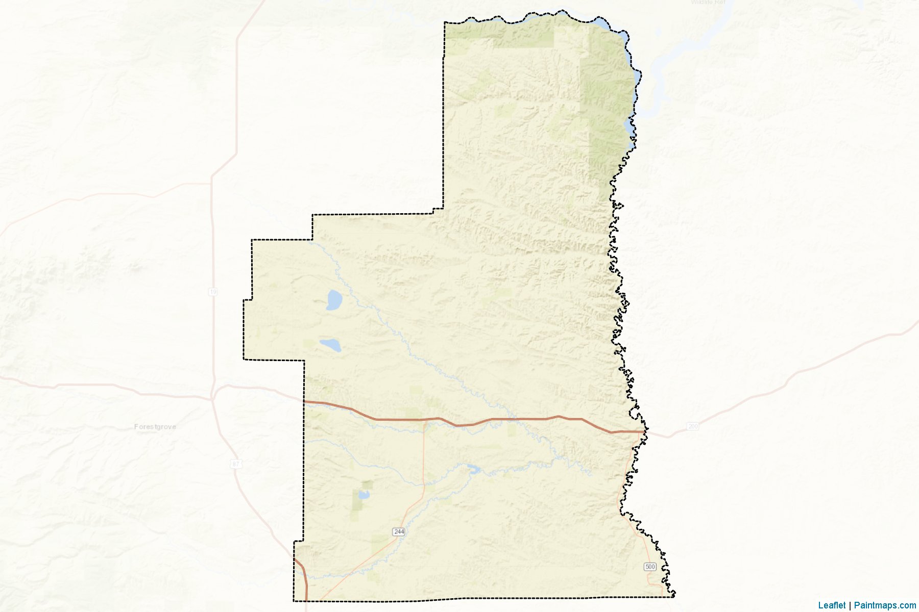 Petroleum (Montana) Map Cropping Samples-2