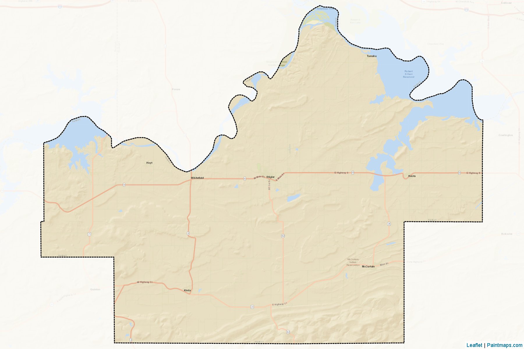 Haskell (Oklahoma) Map Cropping Samples-2