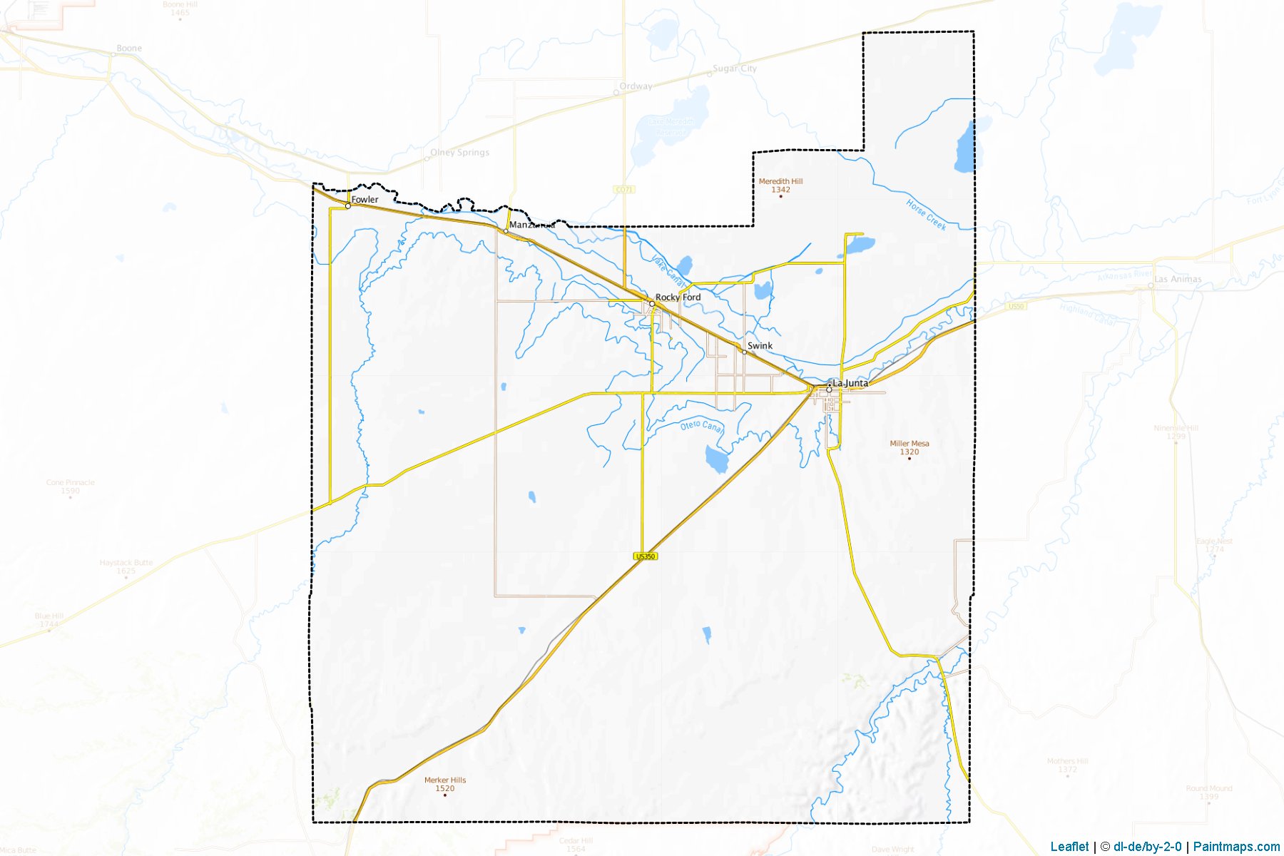 Muestras de recorte de mapas Otero (Colorado)-1